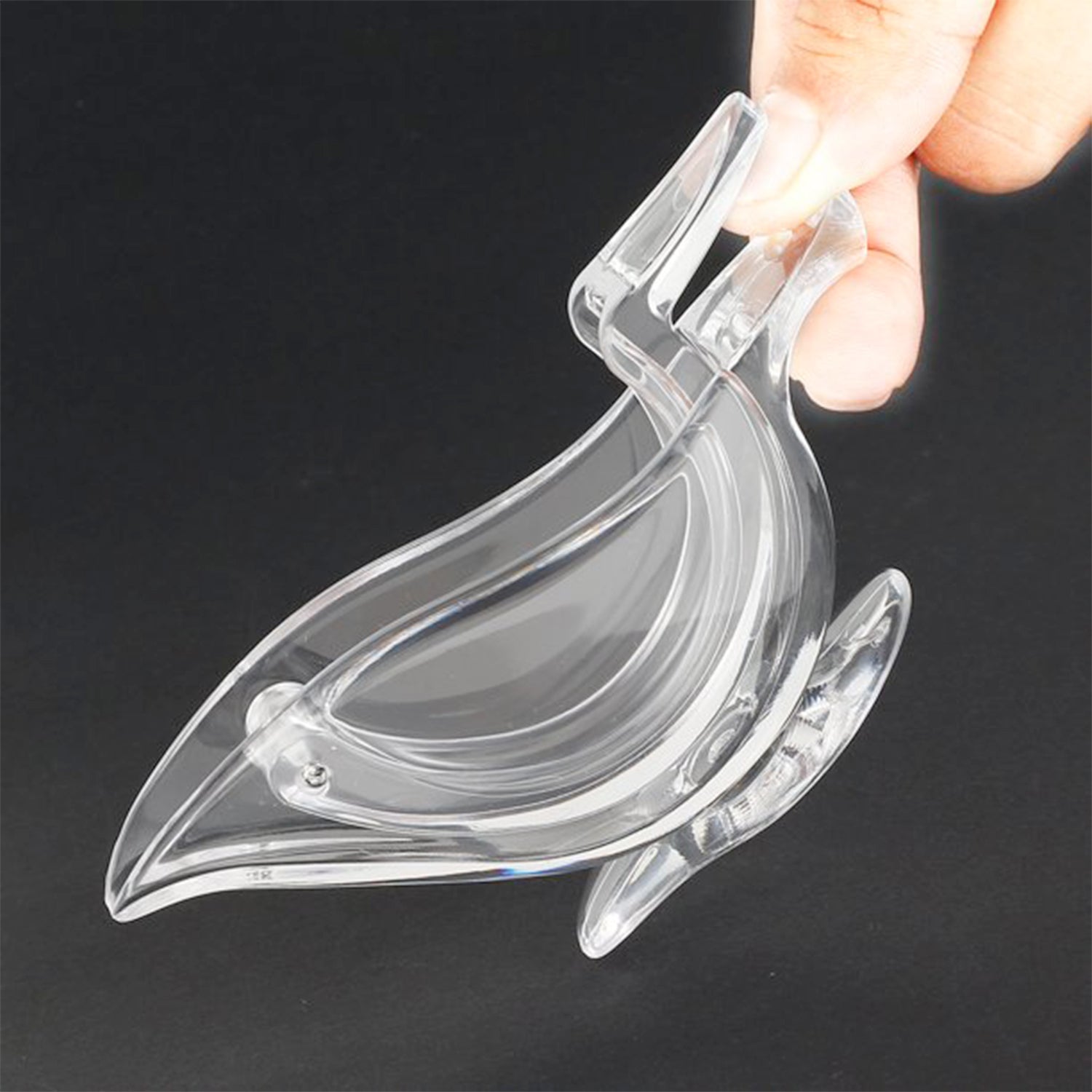 Manual Lemon Slice Squeezer - Portable Transparent Fruit Juicer, Bird - Shaped Hand Juicer for Orange, Lemon & Lime (Color Box) - infinityexculsivestore.com