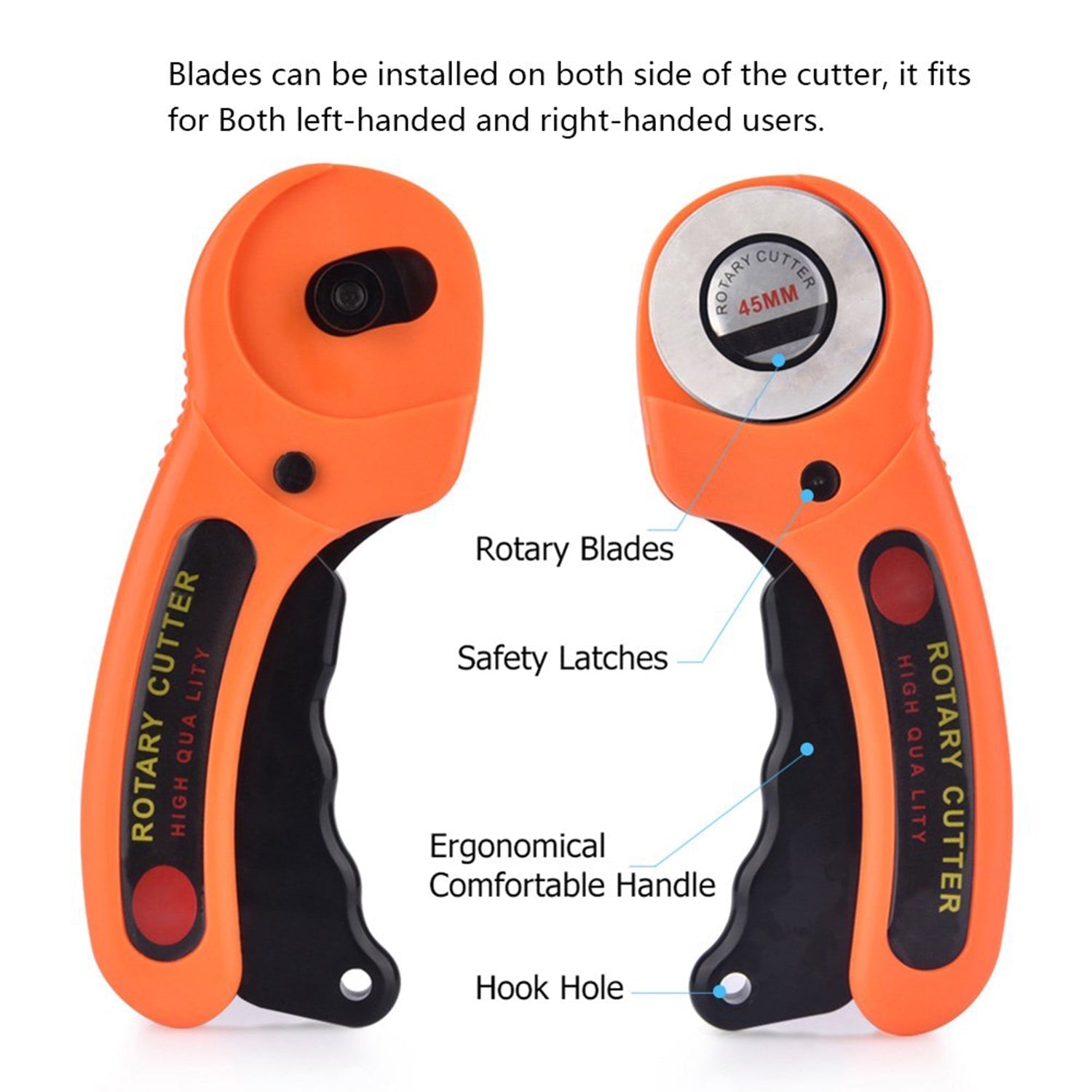Manual Sewing Roller Cutter Rotary Blade - infinityexculsivestore.com