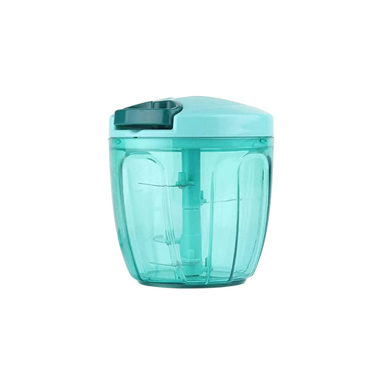 Manual Stainless Steel Compact Extra Sharp Hand Held Vegetable Chopper / Slicer with 5 Blades (750 ml) - infinityexculsivestore.com