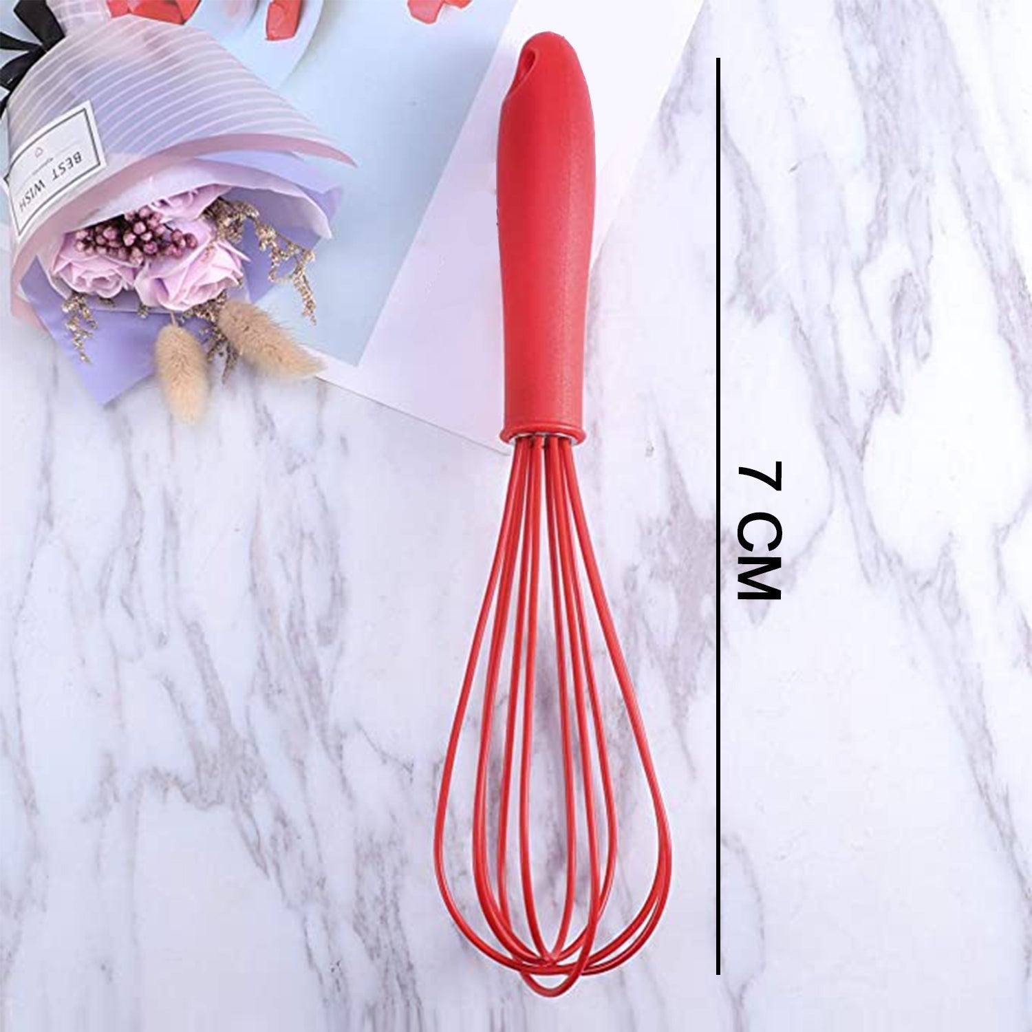 Manual Whisk Mixer Silicone Whisk, Cream Whisk, Flour Mixer, Rotary Egg Mixer, Kitchen Baking Tool. - infinityexculsivestore.com