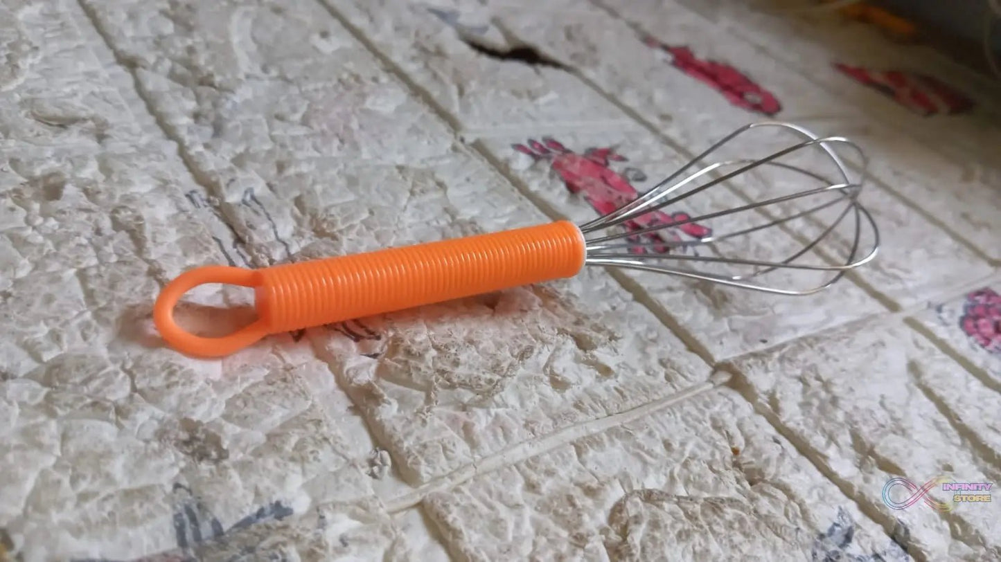 Manual Whisk Mixer Stainless Steel Whisk, Cream Whisk, Flour Mixer, Rotary Egg Mixer, Kitchen Baking Tool (16 Cm) - infinityexculsivestore.com