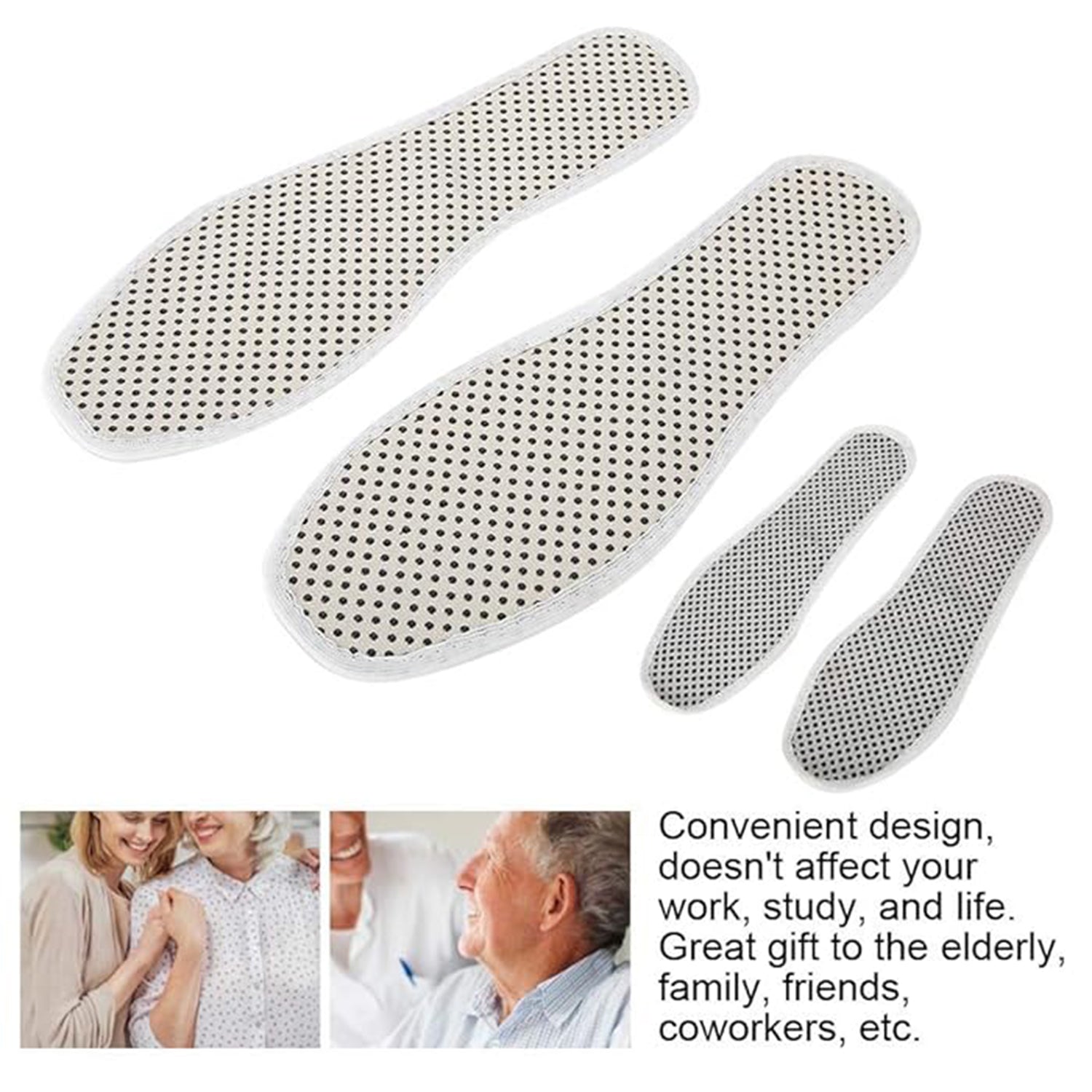 Massage Magnetic Self Heating Insole Shoe, Heating Insole for Women Men - Unisex Warm Insole - Thermal Insoles - Tourmaline Self Heating Shoe Inserts - Warm Shoe Pad (1 Pair) - infinityexculsivestore.com