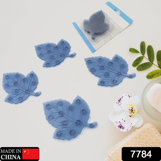 Mat, Mini Pvc Anti - Slip Bat Mat Non Slip Baby Bath Mats, Mini Child Safety Anti Slip Shower Mats Leaf Shaped for Kids (4 pc Set) - infinityexculsivestore.com