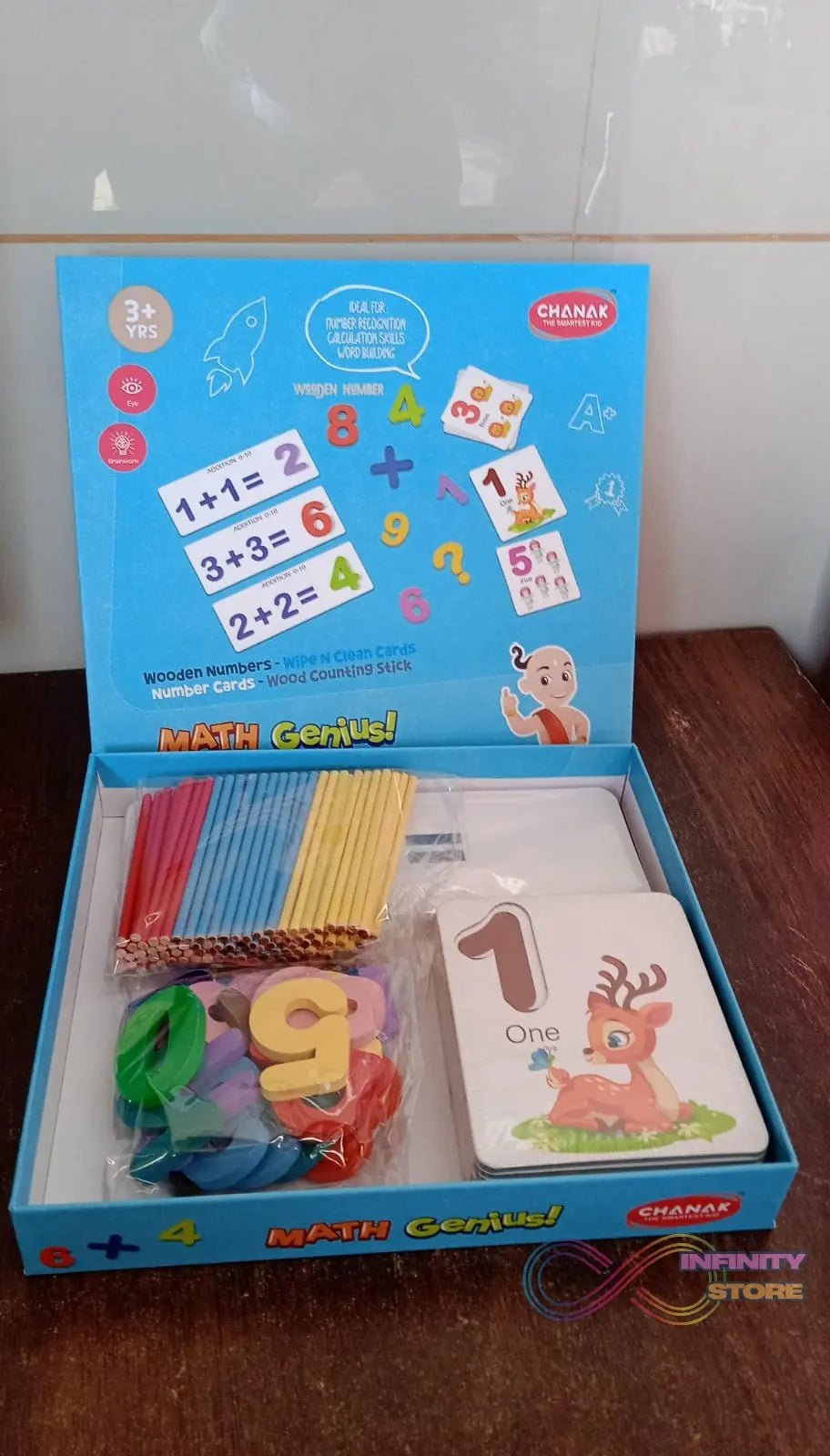 Math Genius for Kids - Educational Math Card (1 Set) - infinityexculsivestore.com