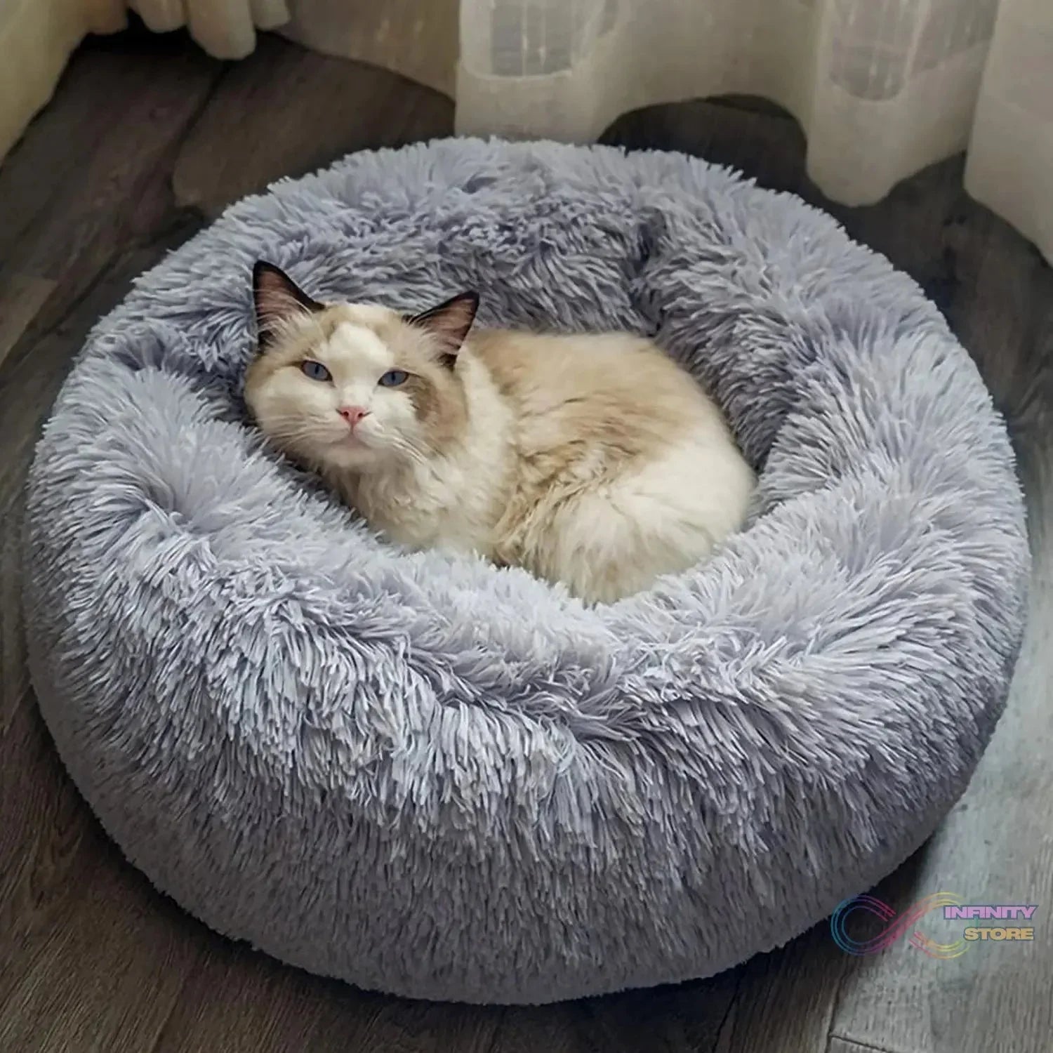 Medium Round Dog Beds for Small, Medium Dogs and Cats (1 Pc) - infinityexculsivestore.com