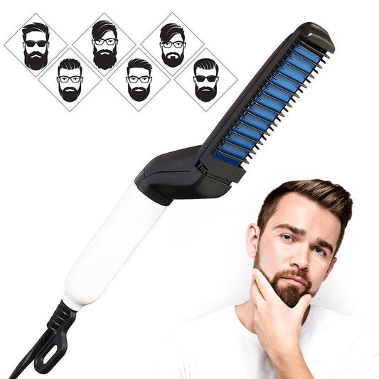 Men's Beard and Hair Curling Straightener (Modelling Comb) - infinityexculsivestore.com