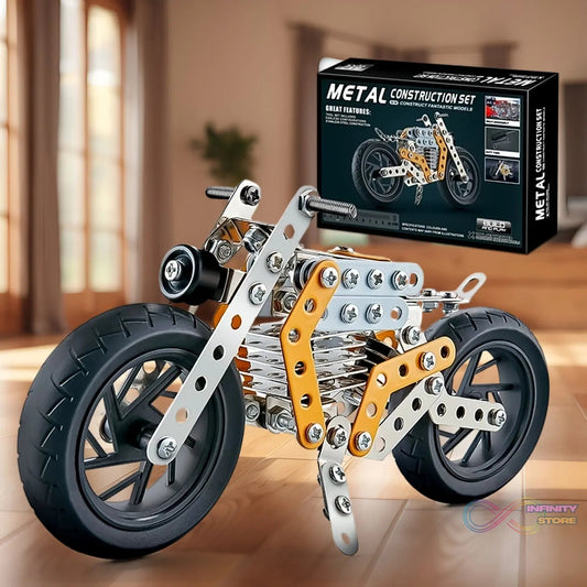 Metal DIY Bike Building Blocks for Kids (bike 162 pc of Bike Tool / 1 Setγ - infinityexculsivestore.com