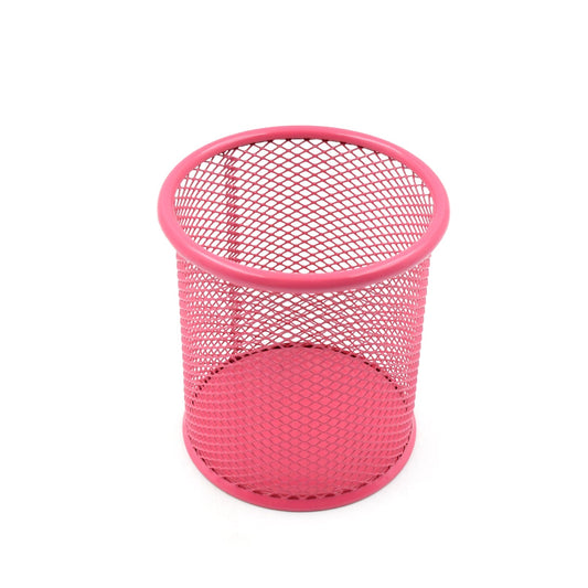 Metal Mesh Pen Holder for Desk (1 Pc): Pen Stand, Pencil Organizer, Stationery Storage - infinityexculsivestore.com