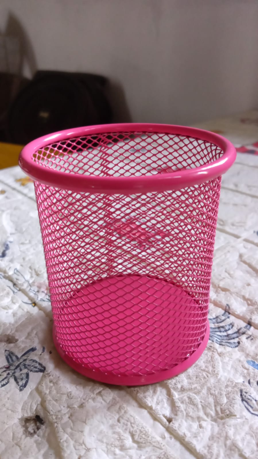 Metal Mesh Pen Holder for Desk (1 Pc): Pen Stand, Pencil Organizer, Stationery Storage - infinityexculsivestore.com