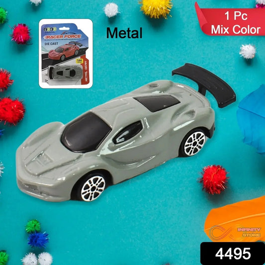 Metal Mini Car Toy, Free Wheel Toy Vehicle (Multicolor / 1 Pc) - infinityexculsivestore.com