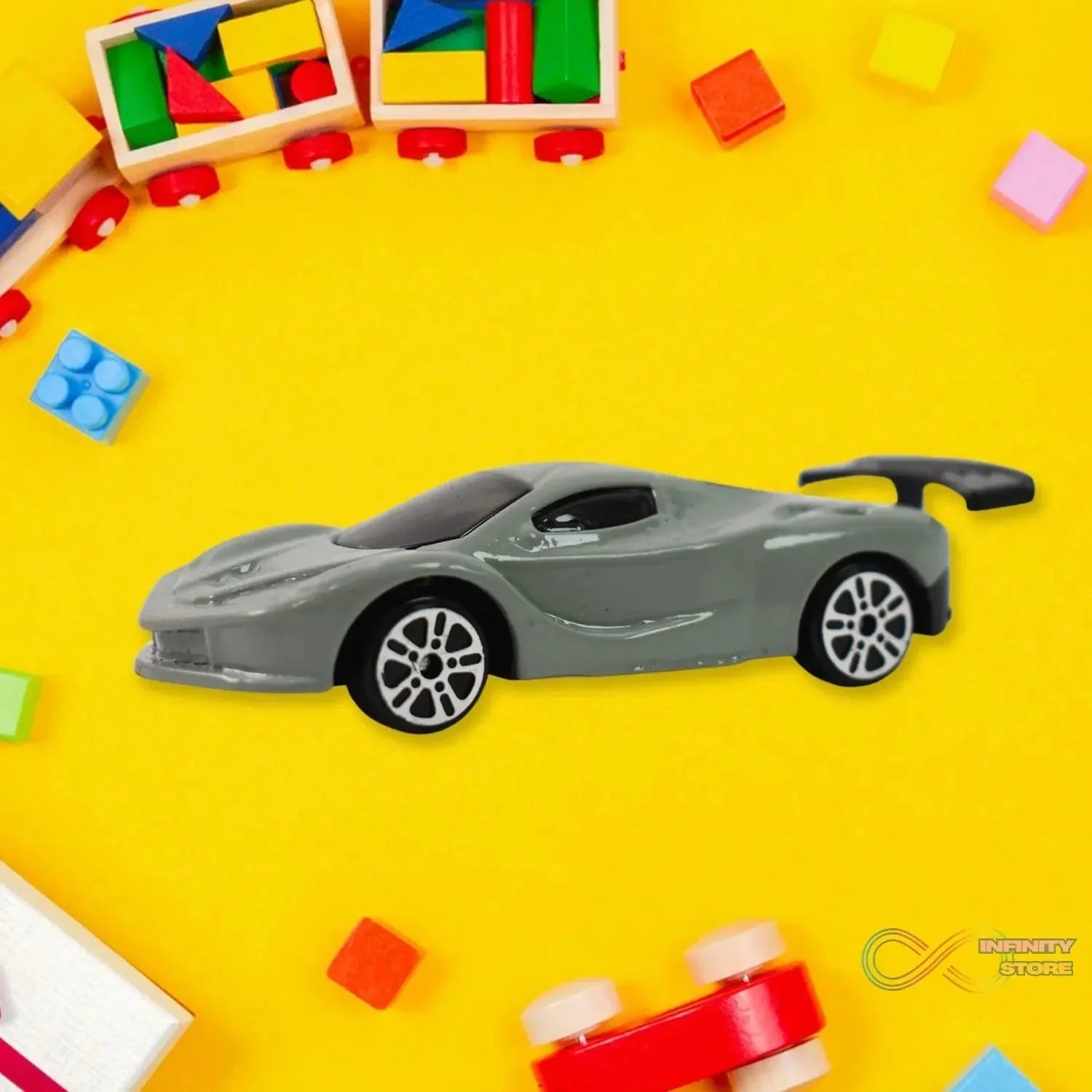 Metal Mini Car Toy, Free Wheel Toy Vehicle (Multicolor / 1 Pc) - infinityexculsivestore.com
