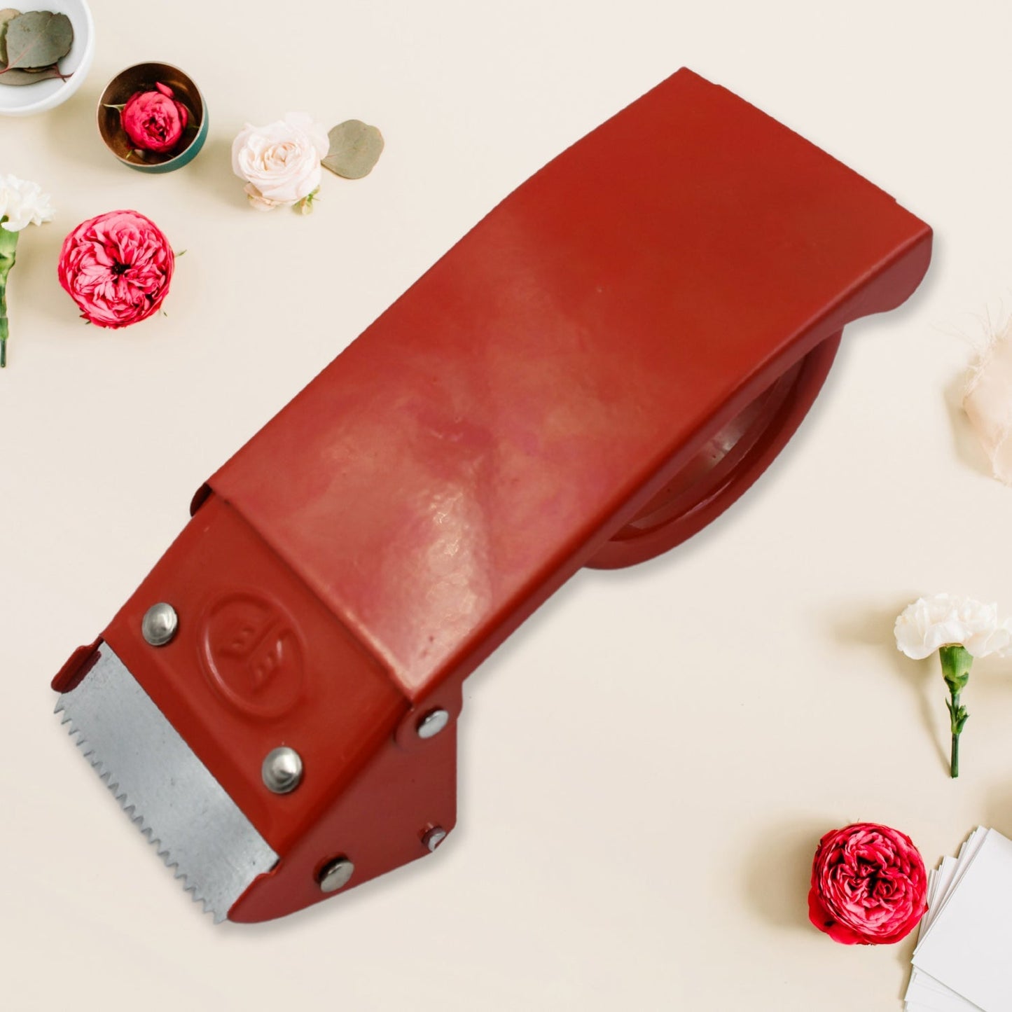Metal Packing Tape Dispenser Cutter for Home Office use, Tape Dispenser for Stationary, Tape Cutter Packaging Tape - infinityexculsivestore.com