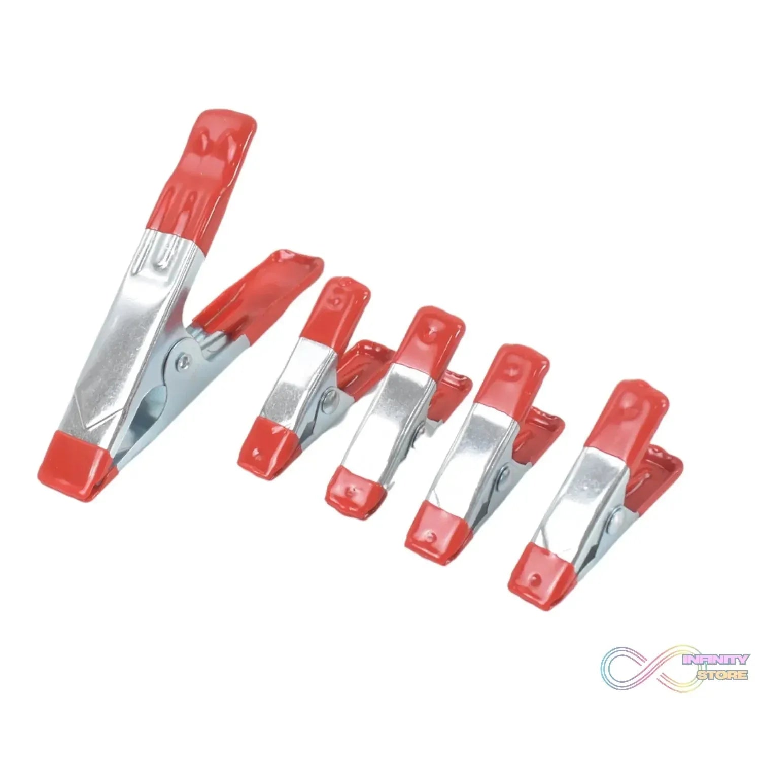 Metal Spring Clamps, Heavy Duty Spring Metal Clips Clamp (5 Pcs Set) - infinityexculsivestore.com