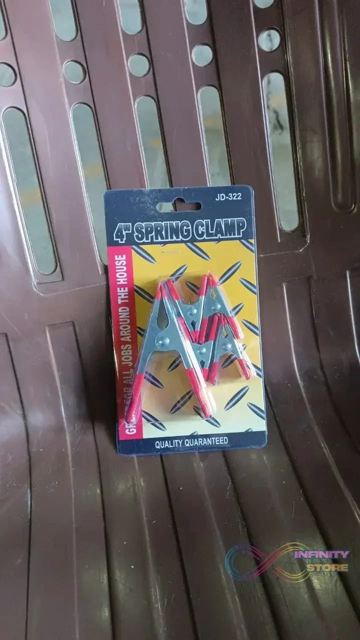 Metal Spring Clamps, Heavy Duty Spring Metal Clips Clamp (5 Pcs Set) - infinityexculsivestore.com
