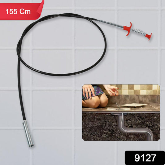 Metal Wire Brush for Kitchen Sink & Sewer Cleaning (155 cm) - infinityexculsivestore.com