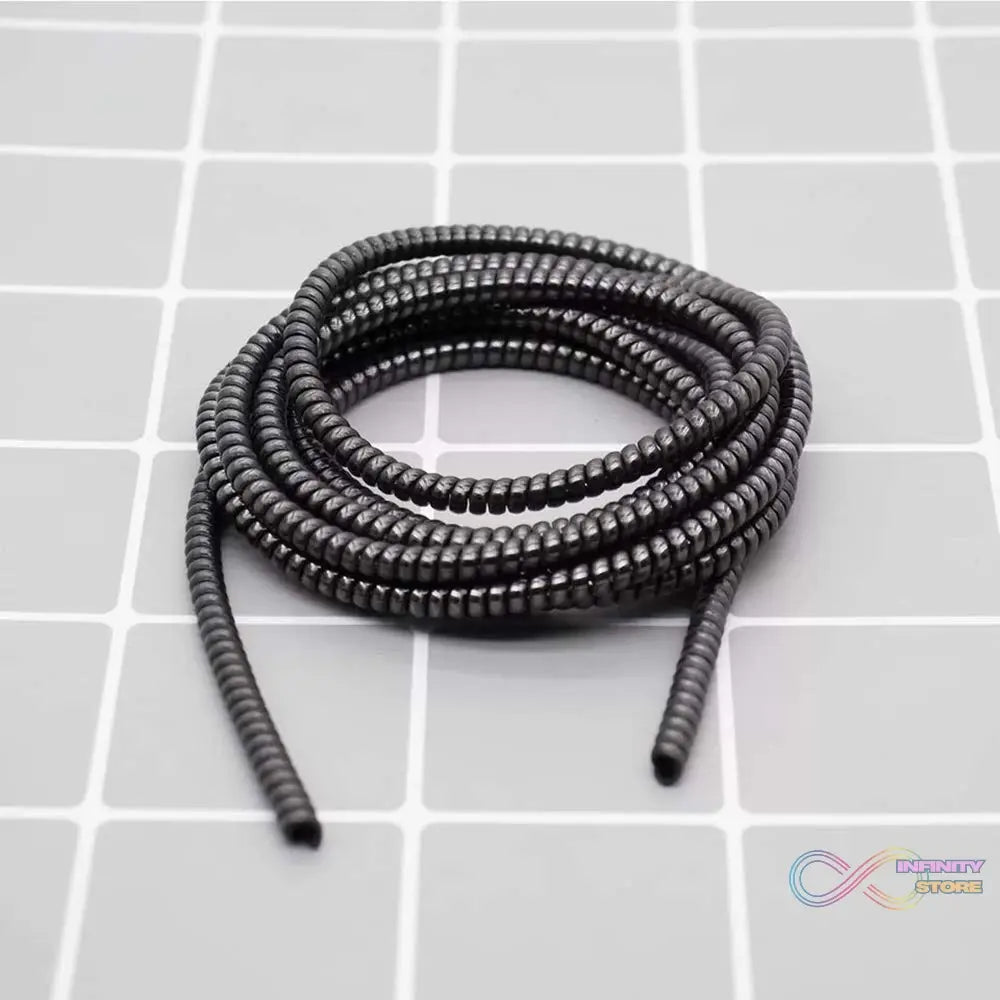 Metallic Finish Cable Spiral Protector / Wire Repair / Pet Cord Protector / Headphone Saver, Cable Wrap / Cover for Mac Charging Cable - infinityexculsivestore.com