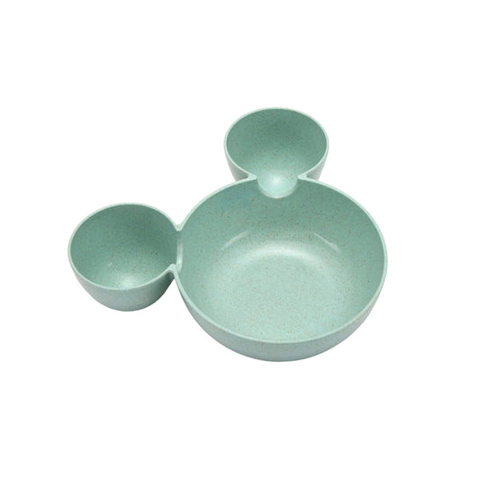 Mickey Shaped Kids / Snack Serving Sectioned Plate - infinityexculsivestore.com