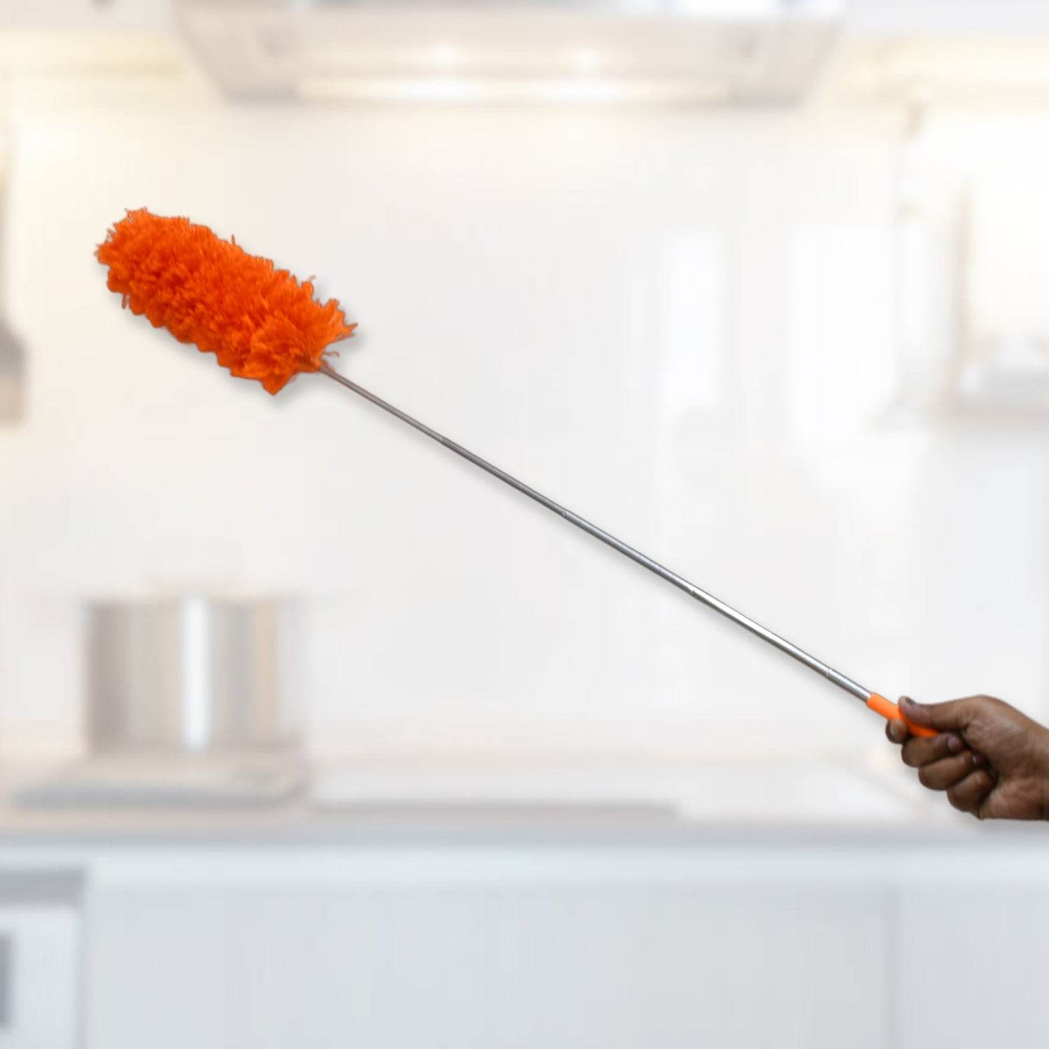 Adjustable Long Handle, Microfiber Duster for Cleaning, Microfiber Hand Duster Washable Microfiber Cleaning Tool Extendable Dusters for Cleaning Office, Car, Computer, Air Condition, Washable Duster - infinityexculsivestore.com