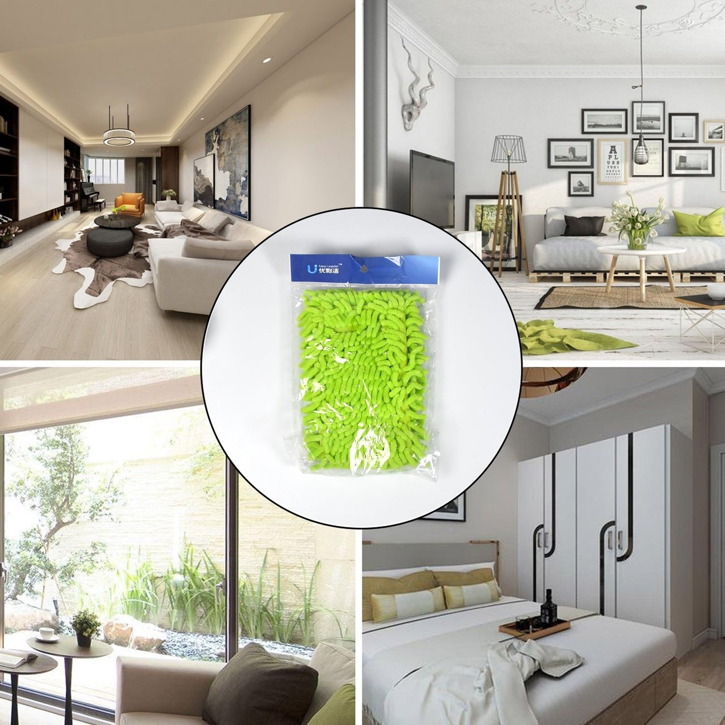 Microfiber Mop with Extendable Handle for Home & Office Cleaning - infinityexculsivestore.com