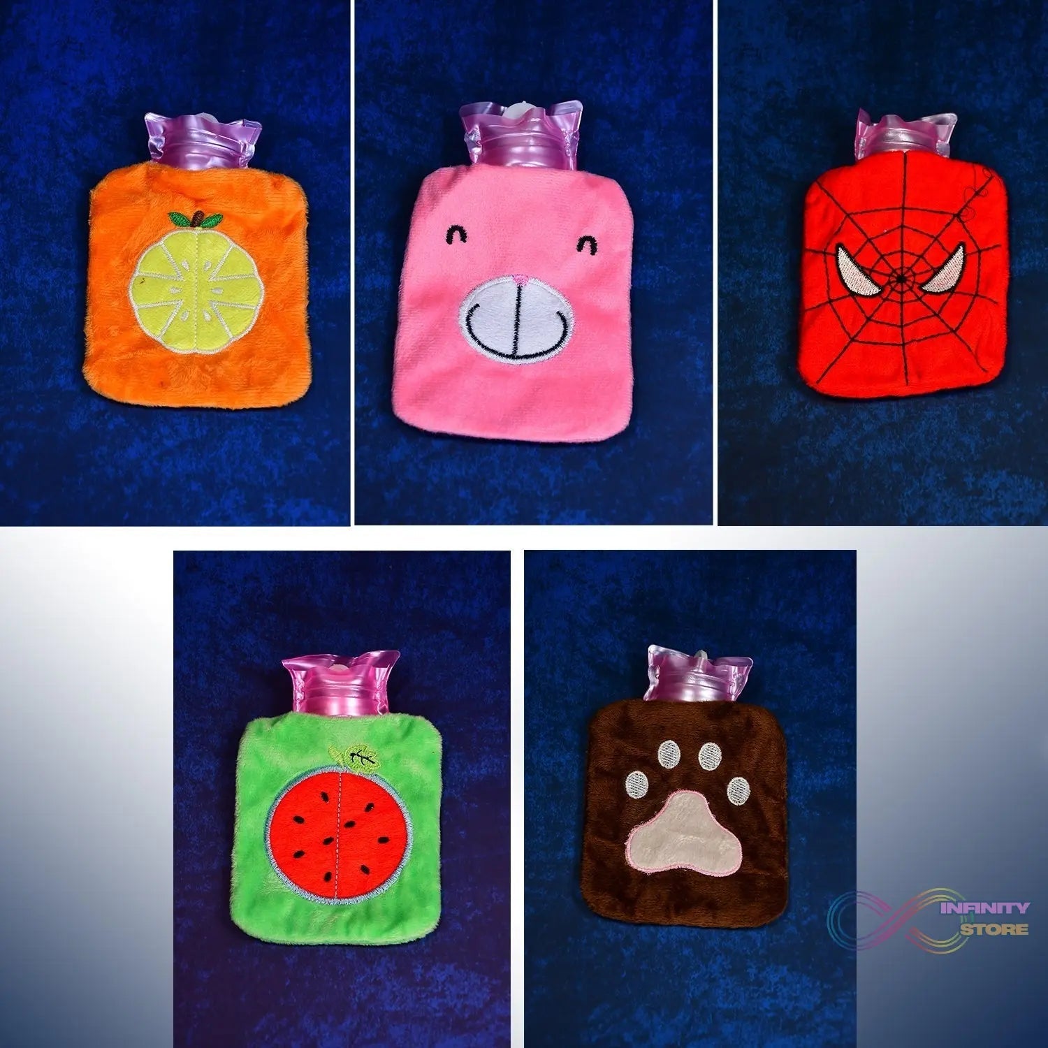 Mini 1pc Mix design hot water bag for pain relief. - infinityexculsivestore.com