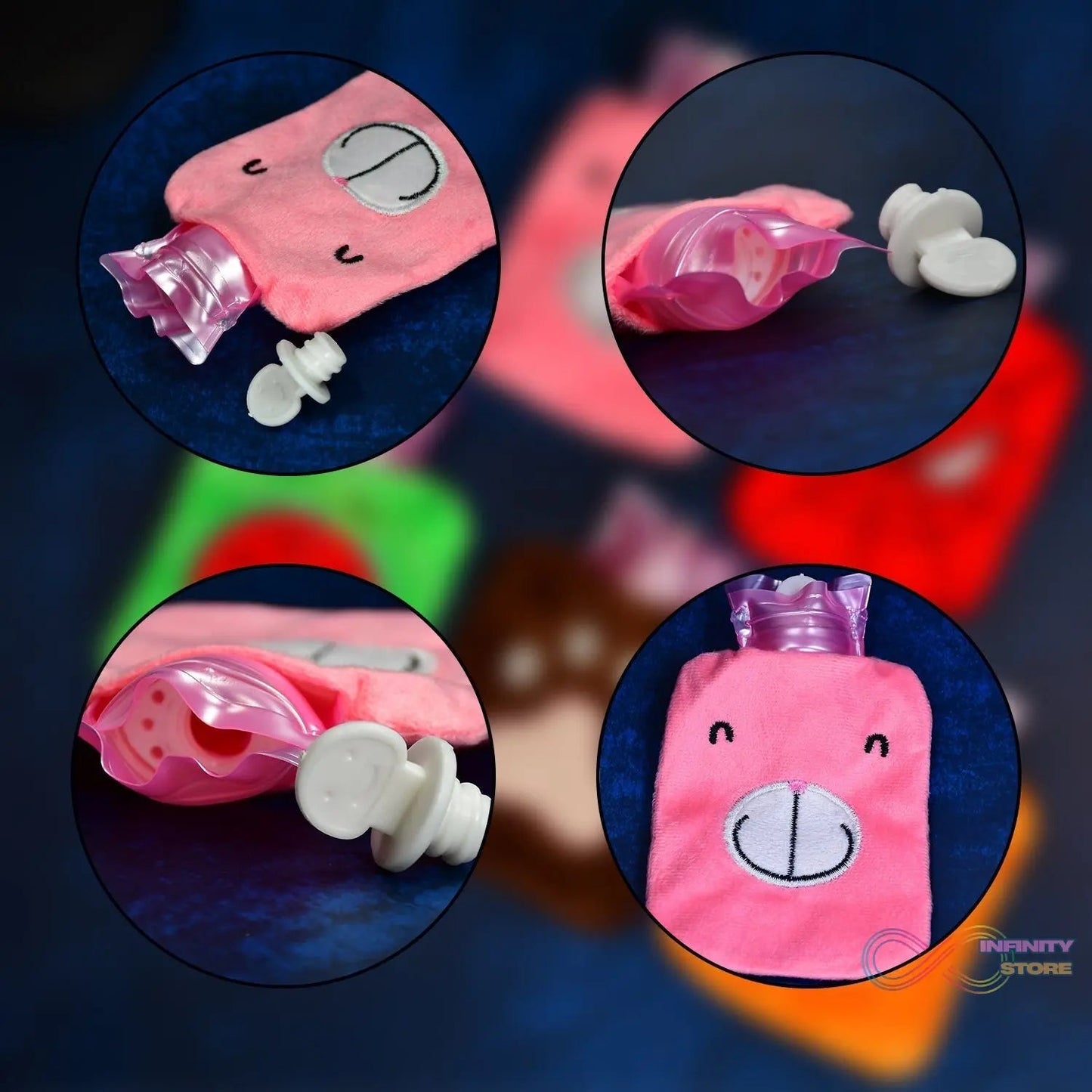 Mini 1pc Mix design hot water bag for pain relief. - infinityexculsivestore.com