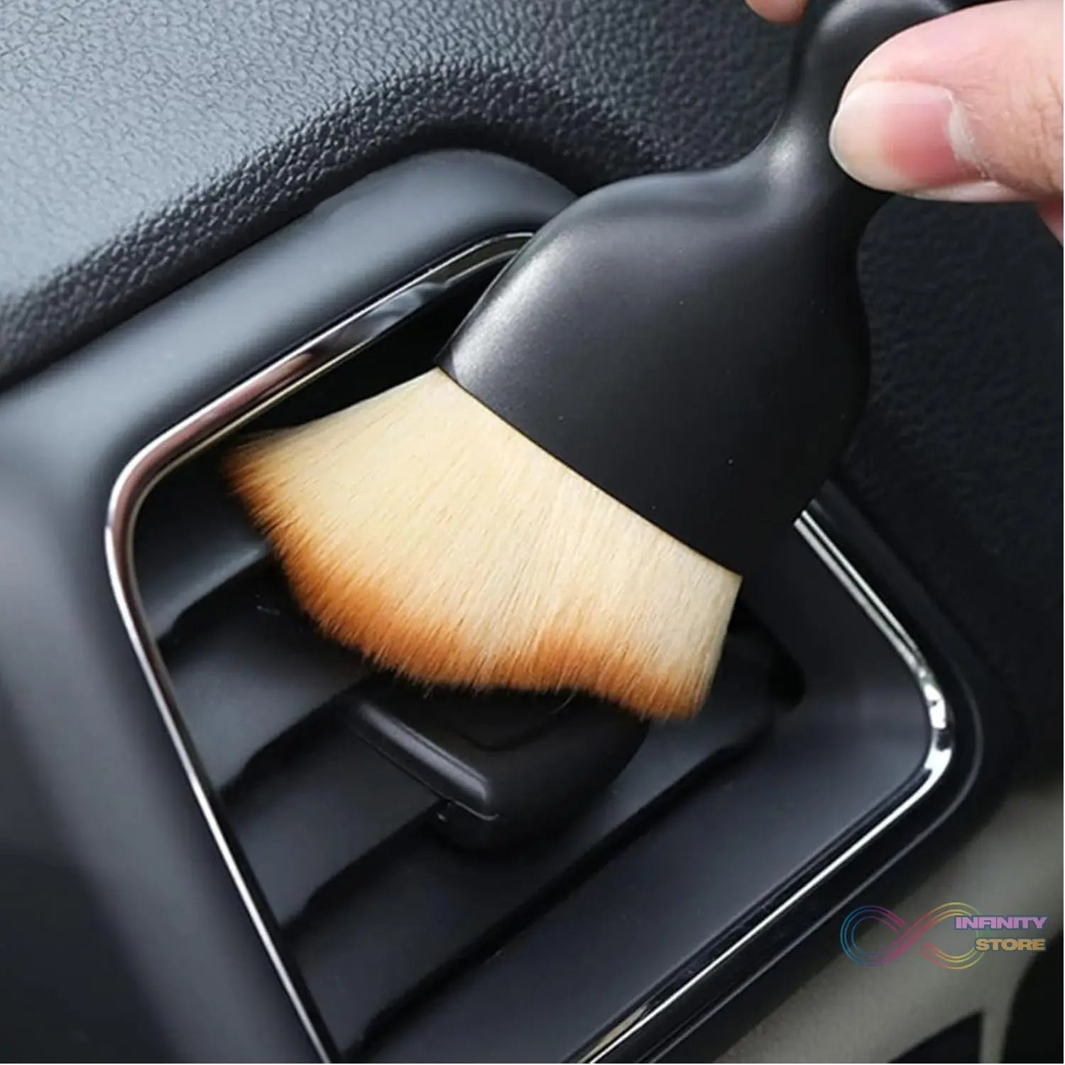 Mini Car Interior Cleaning Soft Brush - Car Cleaning Brushes Duster (1 Pc) - infinityexculsivestore.com