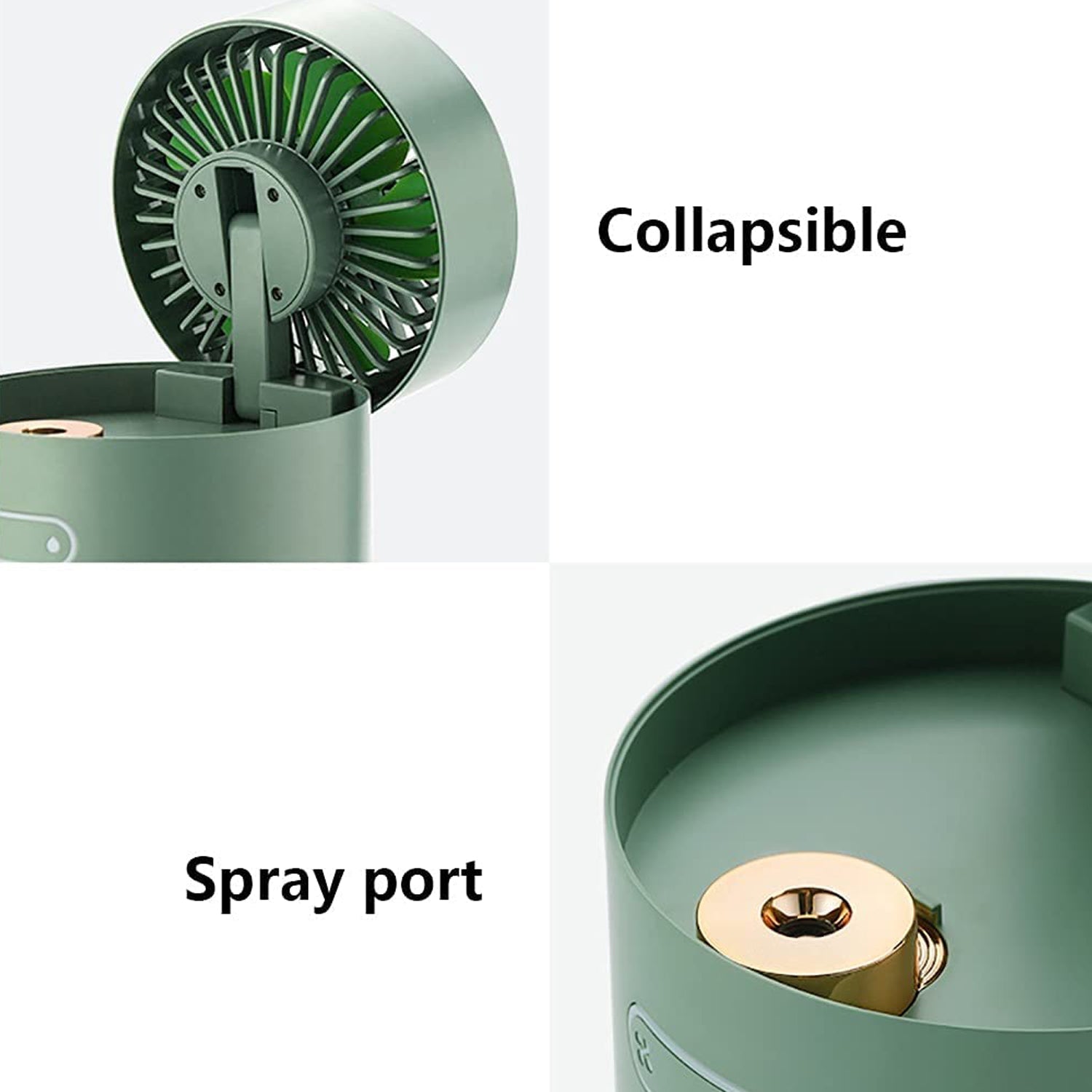 Mini Desktop Cooling Fan with Humidifier Spray - infinityexculsivestore.com