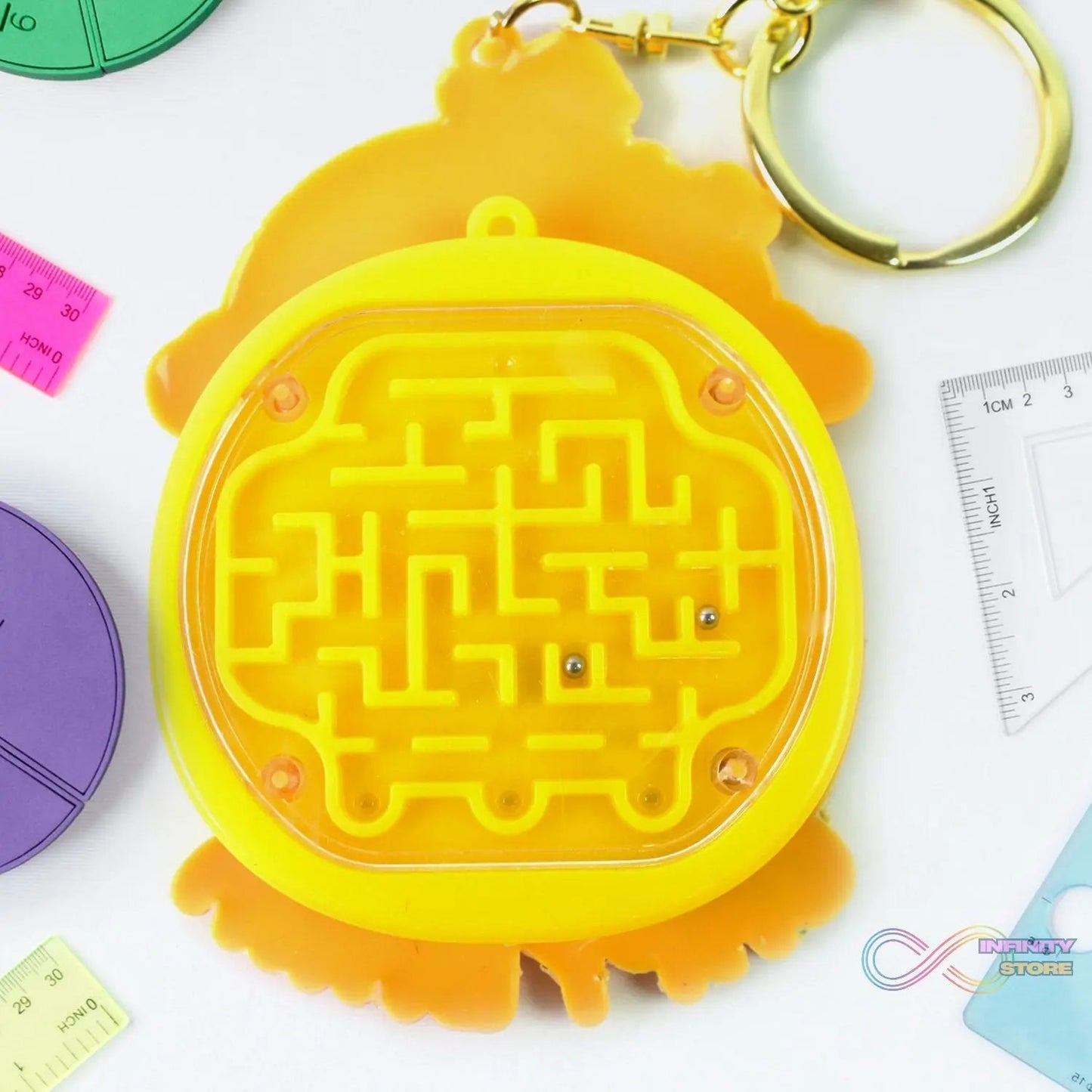 Mini Digital calculator Keychain (1 pc / Mix Design) - infinityexculsivestore.com