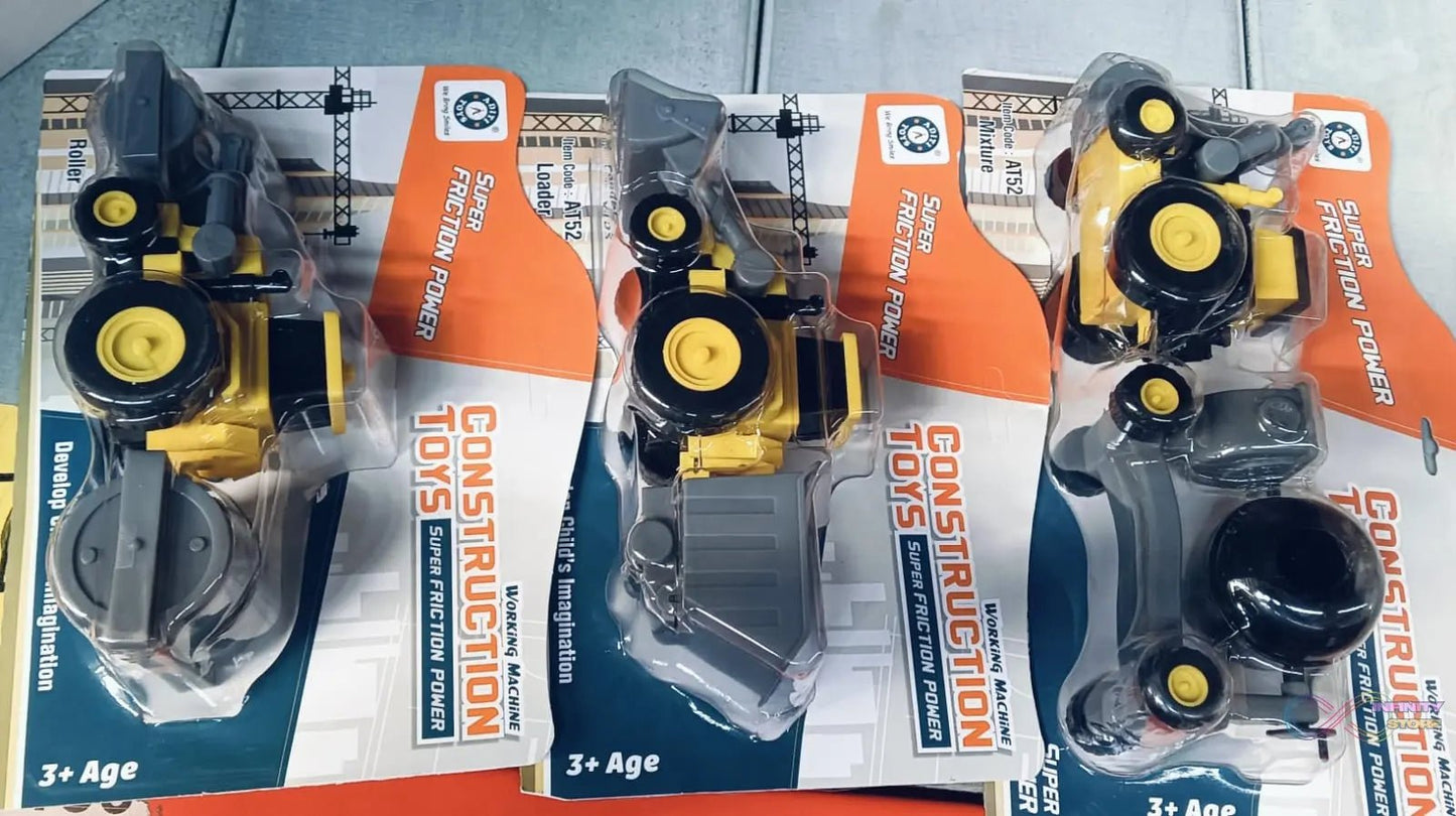 Mini Friction Excavator Loader Toy for Kids - infinityexculsivestore.com