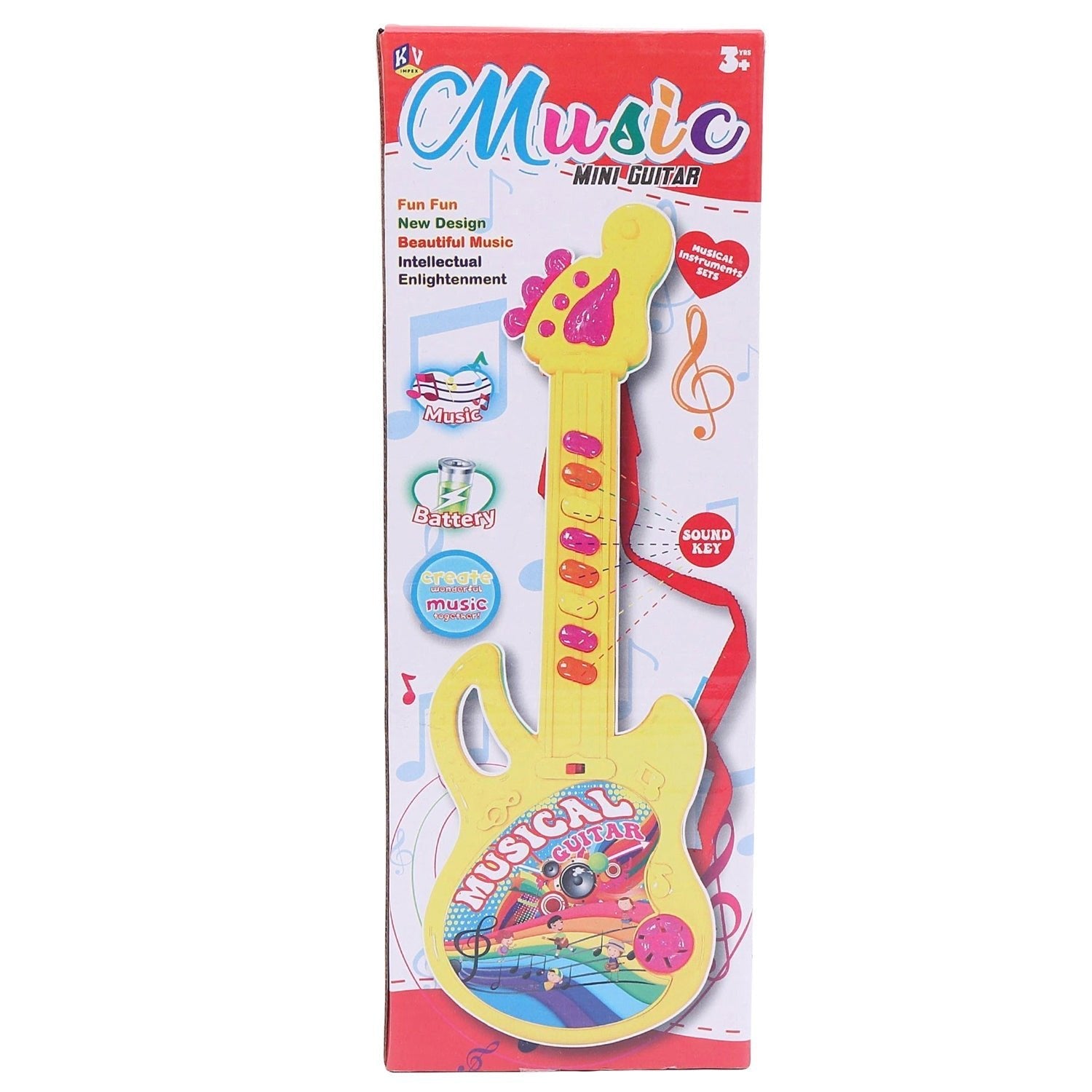 Mini Guitar Colorful with Delightful Music - infinityexculsivestore.com
