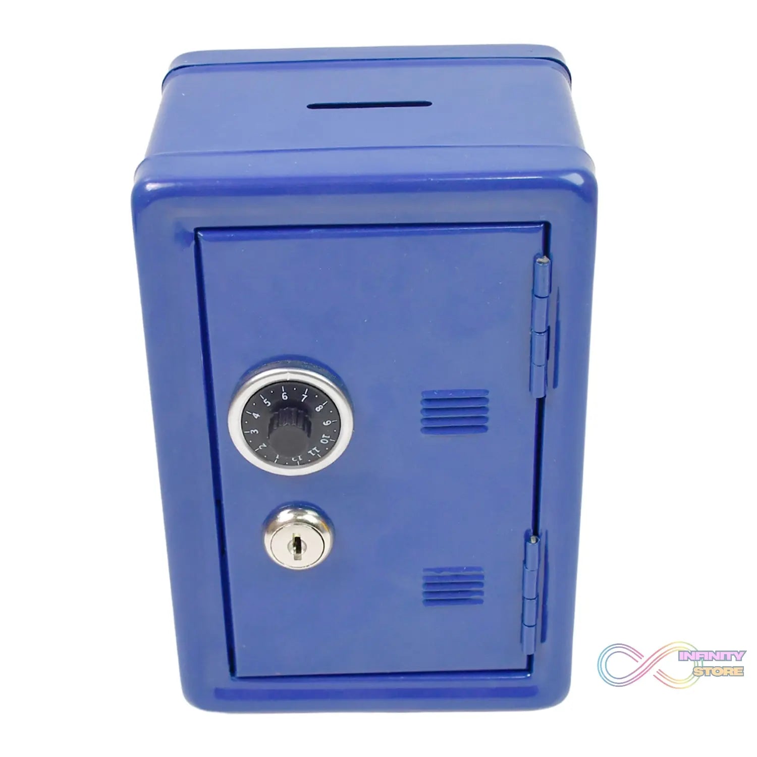 Mini Metal Cash Box, Safe Creative Piggy Bank with 2 Key (1 Pc) - infinityexculsivestore.com