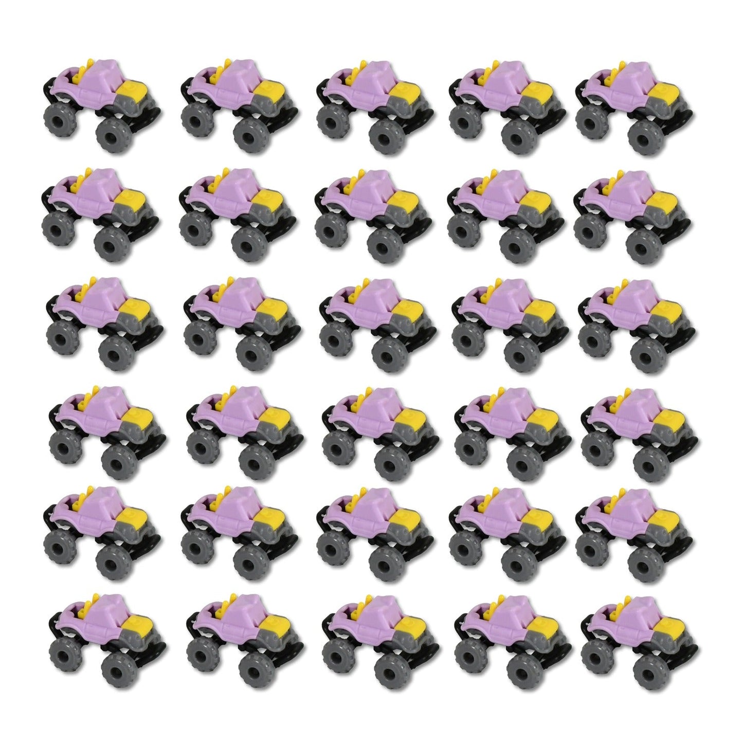 Mini Monster Trucks Friction Powered Cars for Kids Big Plastic Tires Baby Boys Super Cars Blaze Truck for Kids Gifts Toys (30 Pcs Set) - infinityexculsivestore.com