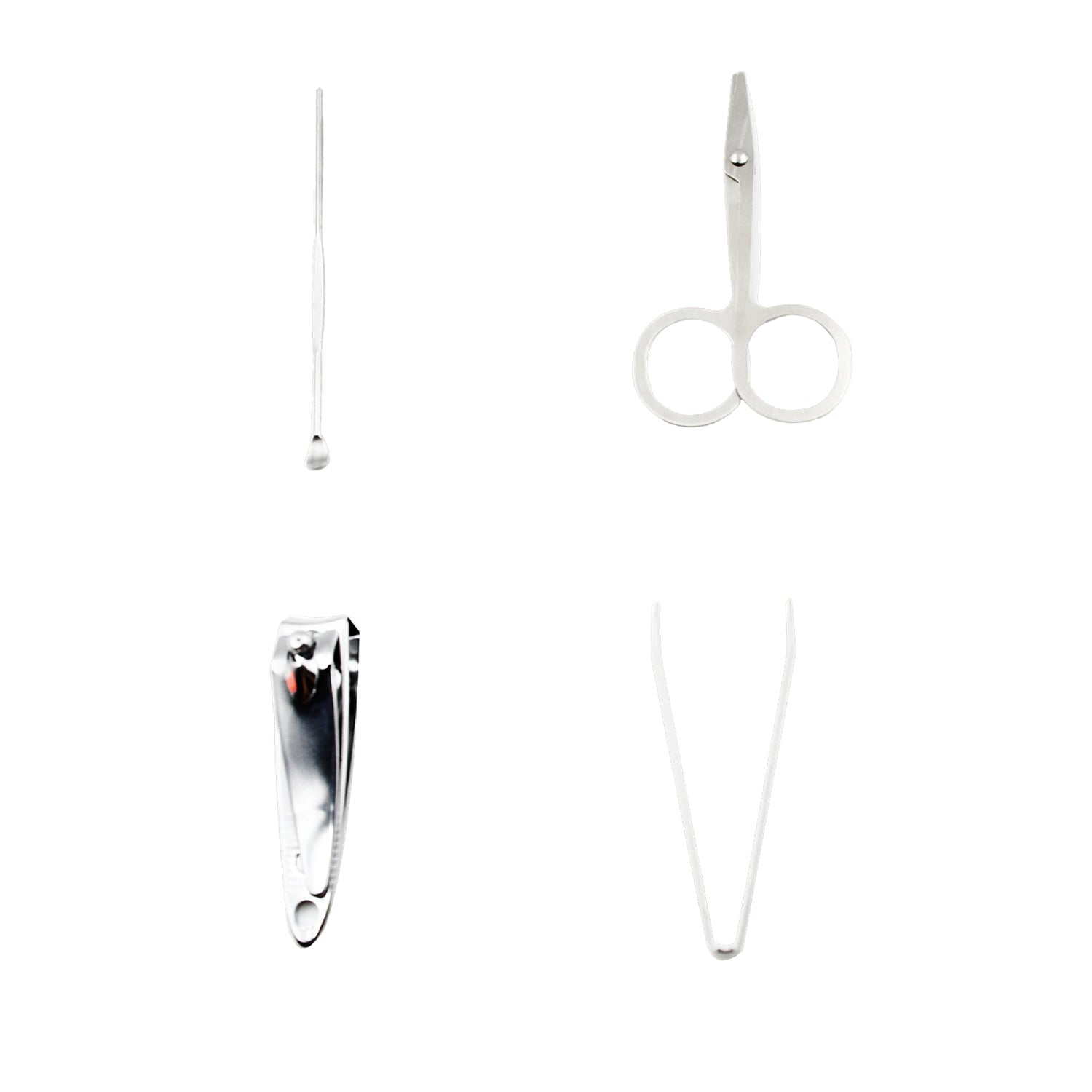 Mini Nail Clipper Set Beauty Nail Tool Set Multifunctional Beauty Set With Plastic Storage Case, (4 Pc Set) - infinityexculsivestore.com