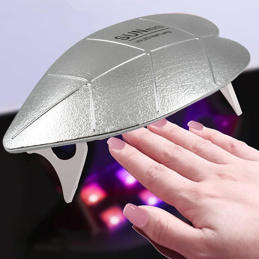 Mini Nail Lamp 6w 6 Led UV Nail Dryer with USB Cable for Gel Nail Polish Nail Art Tools for Starters Home DIY Professionals Salon Manicure (1 Pc) - infinityexculsivestore.com