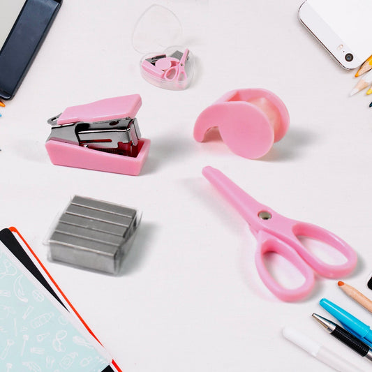 Mini Office Stationery Set (4 Pcs Set) - infinityexculsivestore.com