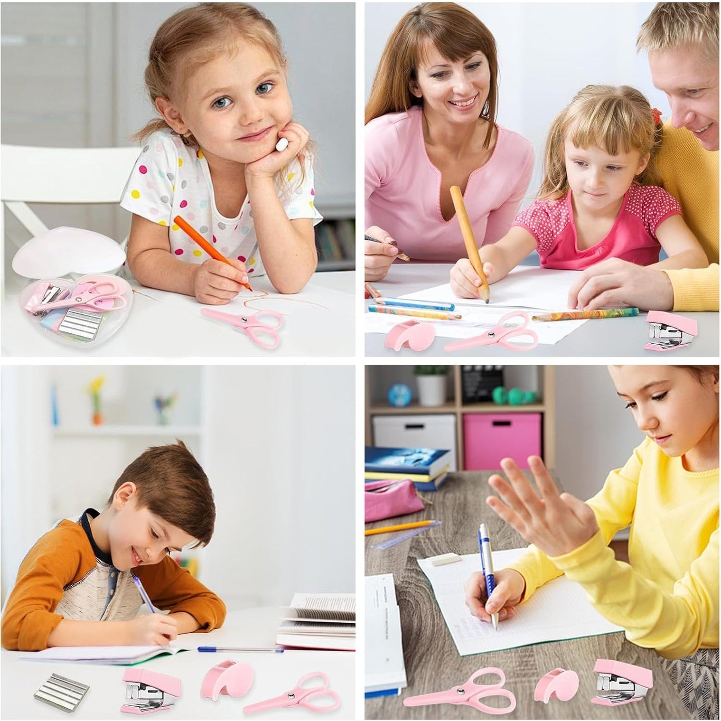 Mini Office Stationery Set (4 Pcs Set) - infinityexculsivestore.com