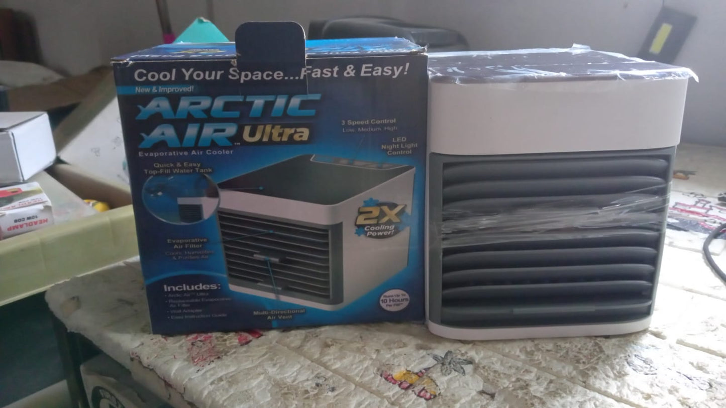 Mini Portable Air Cooler with LED Light & Water Fill - infinityexculsivestore.com