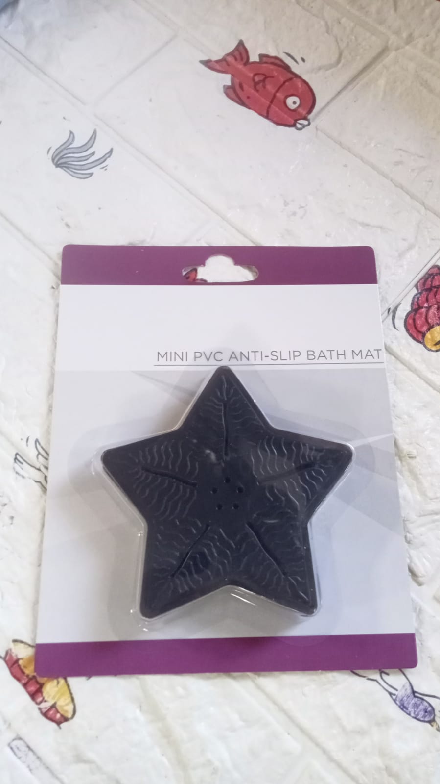 Mini Pvc Anti - Slip Bat Mat Non Slip Baby Bath Mats, Mini Child Safety Anti Slip Shower Mats Star Shaped for Kids (4 pc Set) - infinityexculsivestore.com