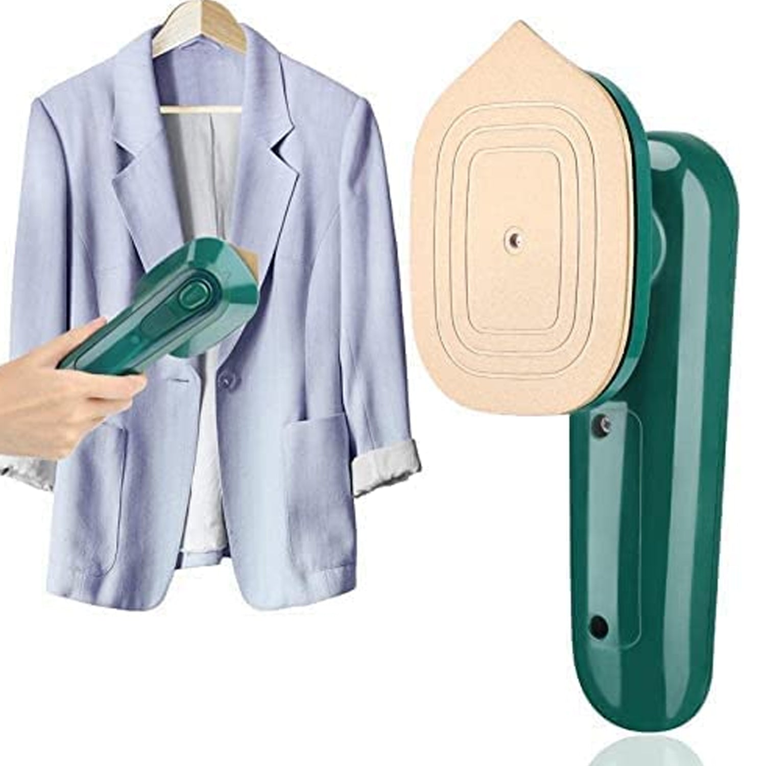 Mini Steamer & Iron: 2 - in - 1 Portable Travel Friendly - infinityexculsivestore.com