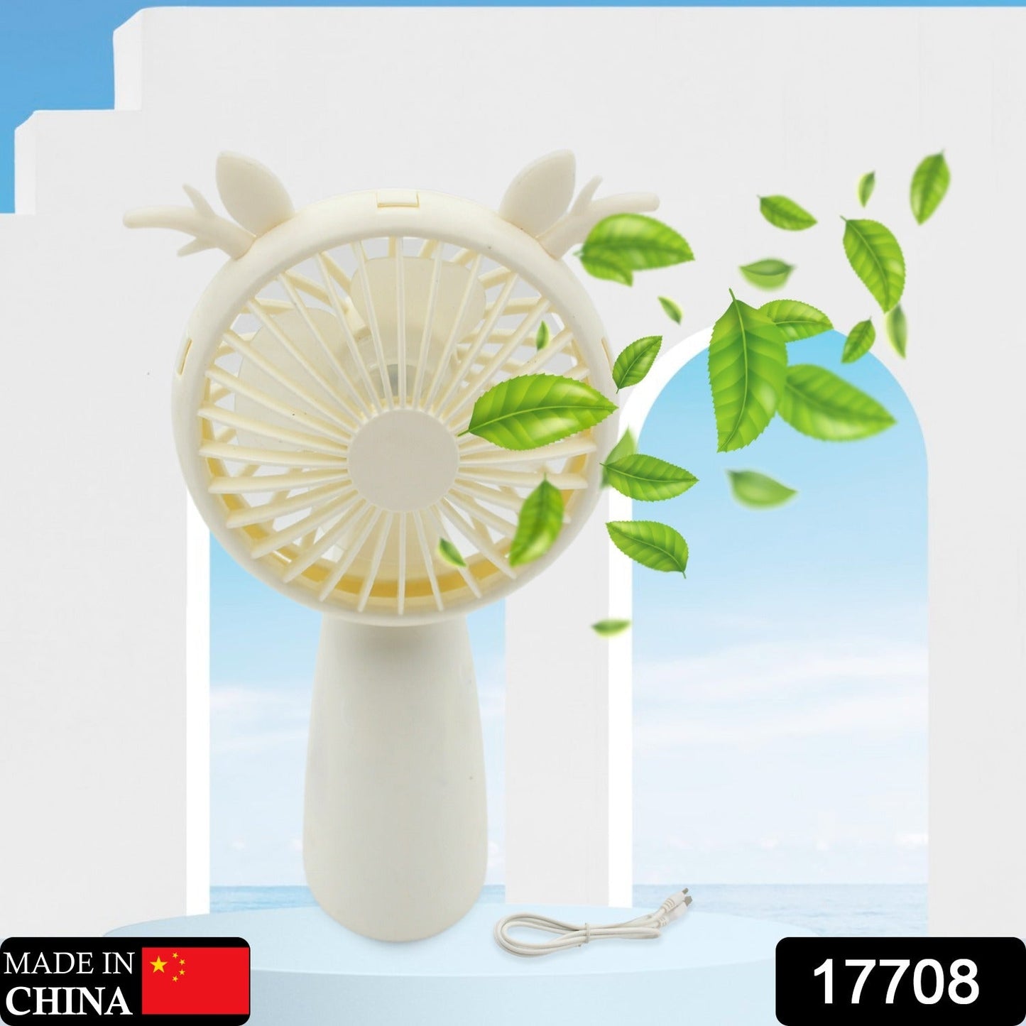 Mini USB Handheld Fan, Portable Rechargeable Mini Fan for Home, Office, Travel and Outdoor Use (1 Pc) - infinityexculsivestore.com