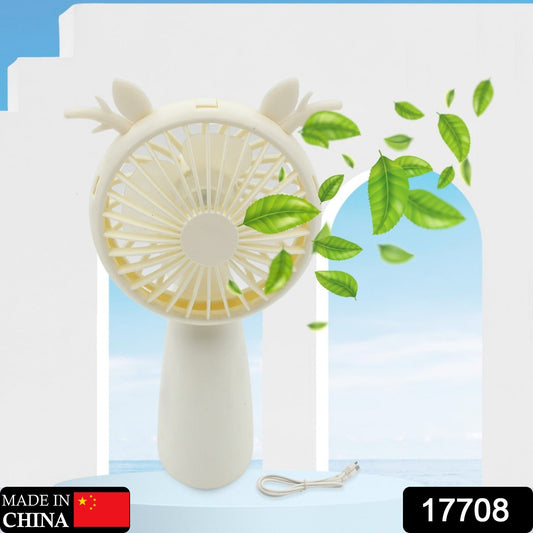Mini USB Handheld Fan, Portable Rechargeable Mini Fan for Home, Office, Travel and Outdoor Use (1 Pc) - infinityexculsivestore.com
