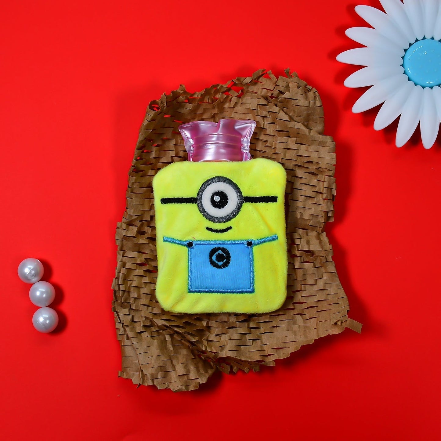 Minions small Hot Water Bag with Cover for Pain Relief, Neck, Shoulder Pain and Hand, Feet Warmer, Menstrual Cramps. - infinityexculsivestore.com