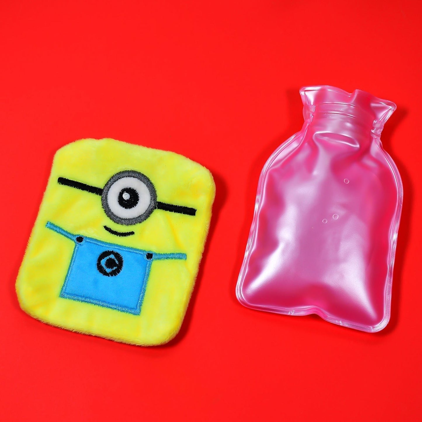 Minions small Hot Water Bag with Cover for Pain Relief, Neck, Shoulder Pain and Hand, Feet Warmer, Menstrual Cramps. - infinityexculsivestore.com