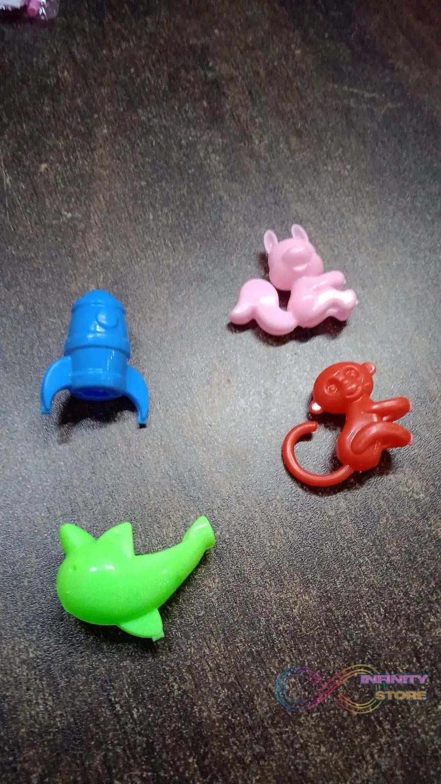 Mix Character, Monkey, Fish, Cat Pencil Top Promotional toys (1 Pc / Mix Colour & Design) - infinityexculsivestore.com