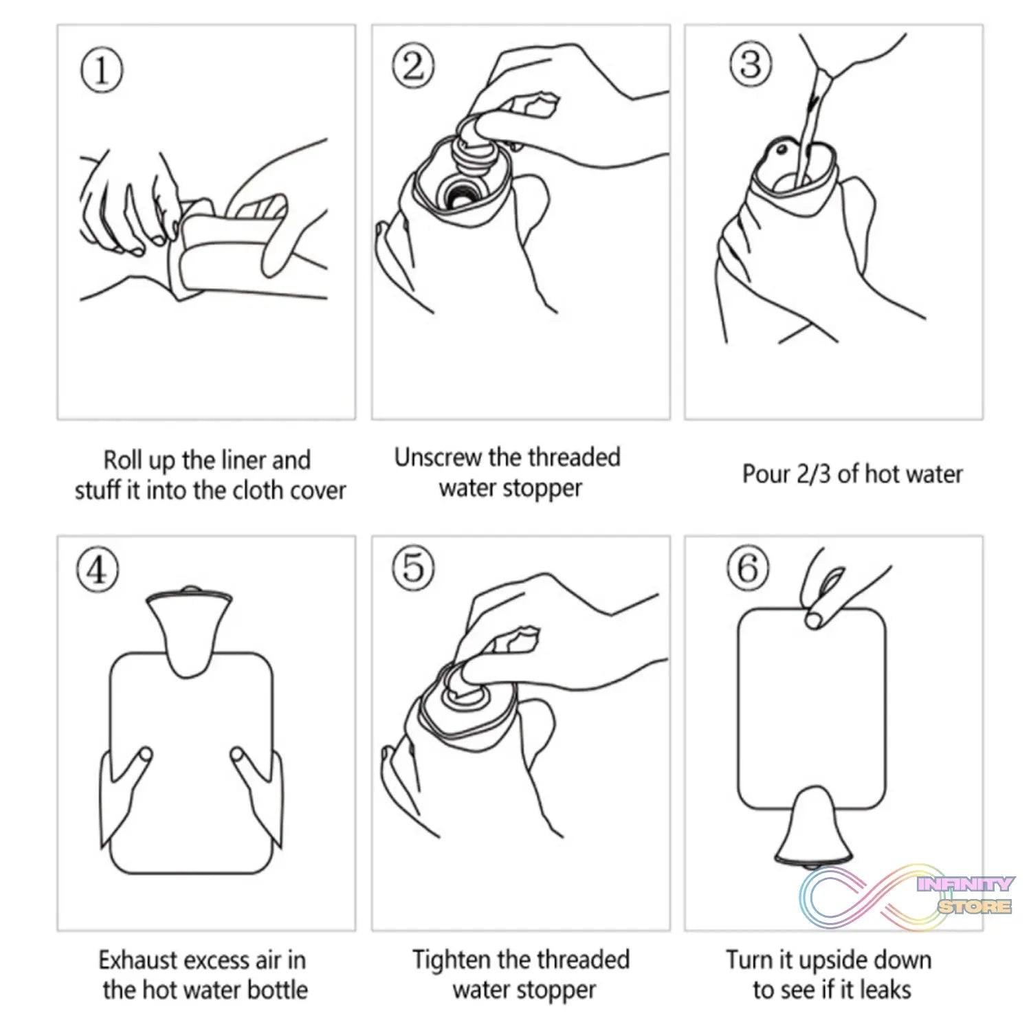 Mix Design Printed Small Hot Water Bag For Pain Relief, Neck, Shoulder Pain and Hand, Feet Warmer, Menstrual Cramps, Hot and Cold Therapy Leak Proof (1 Pc) - infinityexculsivestore.com