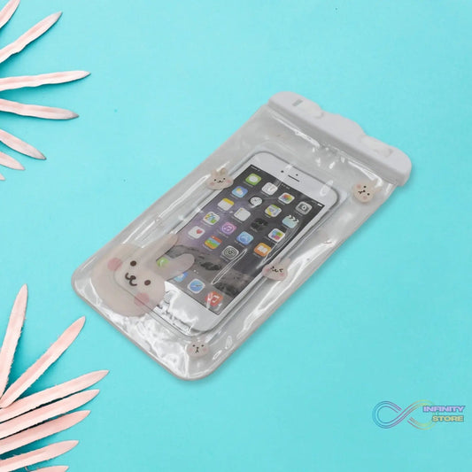 Mobile Cover Pouch Transparent Waterproof Sealed Plastic Smartphone Protective Pouch Cover/Bag for All Mobile Phones - infinityexculsivestore.com