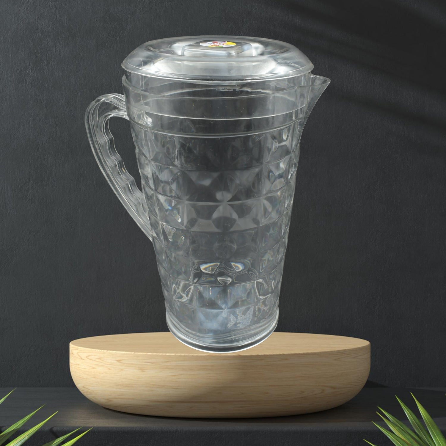 Mocktail Pet Jug Plastic Jug With lid, Drinking Beverage Jag, Transparent Tableware Reusable BPA Free, Plastic Water jug for Home use, Perfect for Home, Restaurants - infinityexculsivestore.com