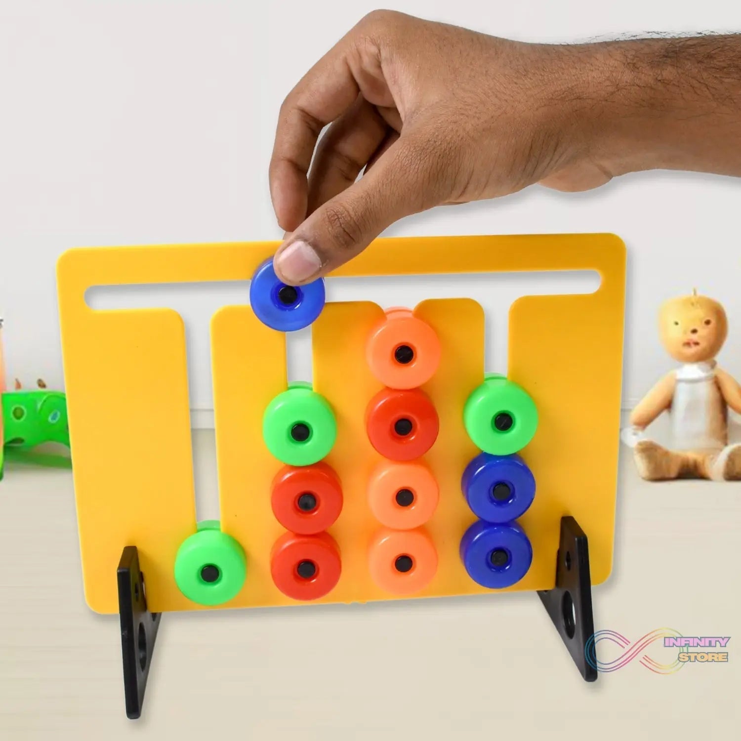 Montessori Slide Puzzles Toys for Kids (36 Challenges / 1 Set) - infinityexculsivestore.com