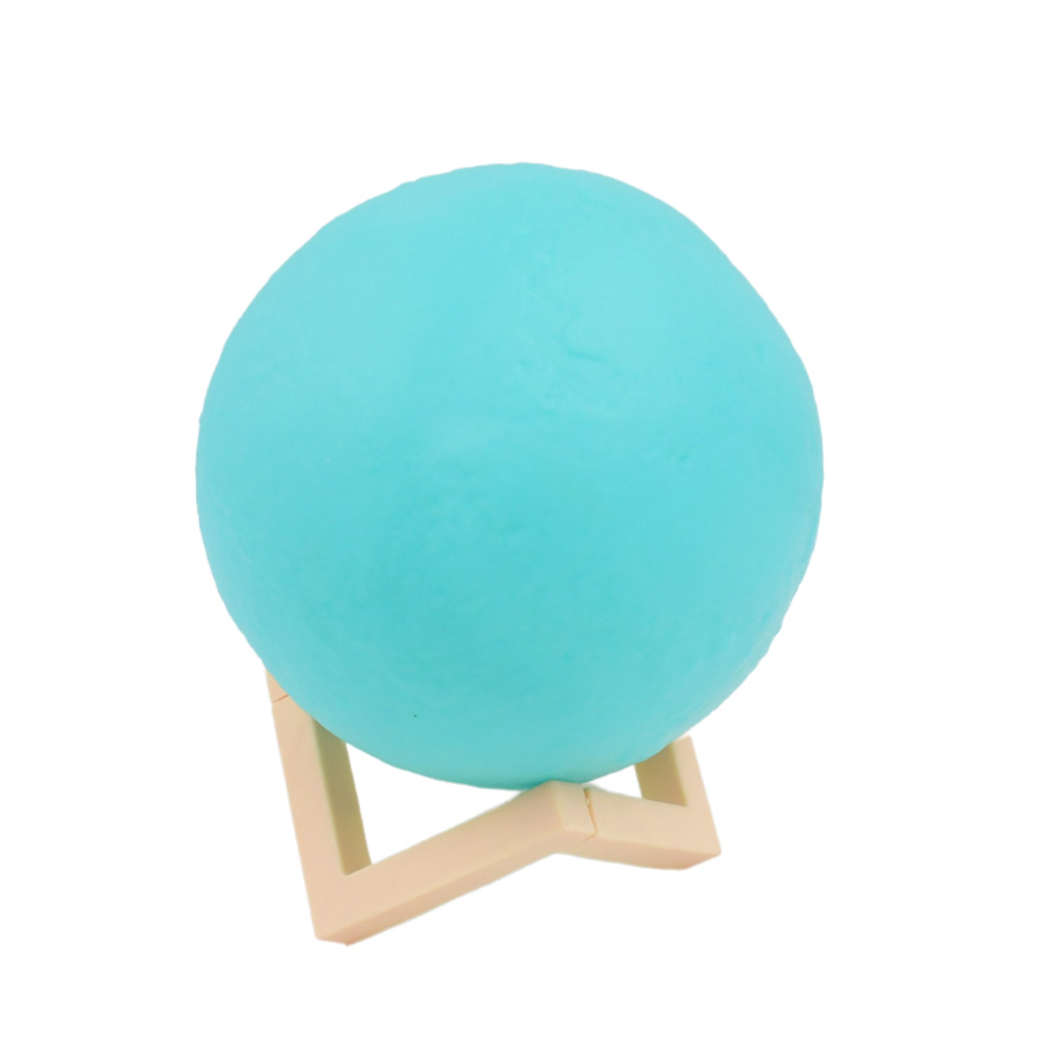 Moon Night Lamp Blue Color with Plastic Stand (15 x12 Cm / 1 Pc) - infinityexculsivestore.com