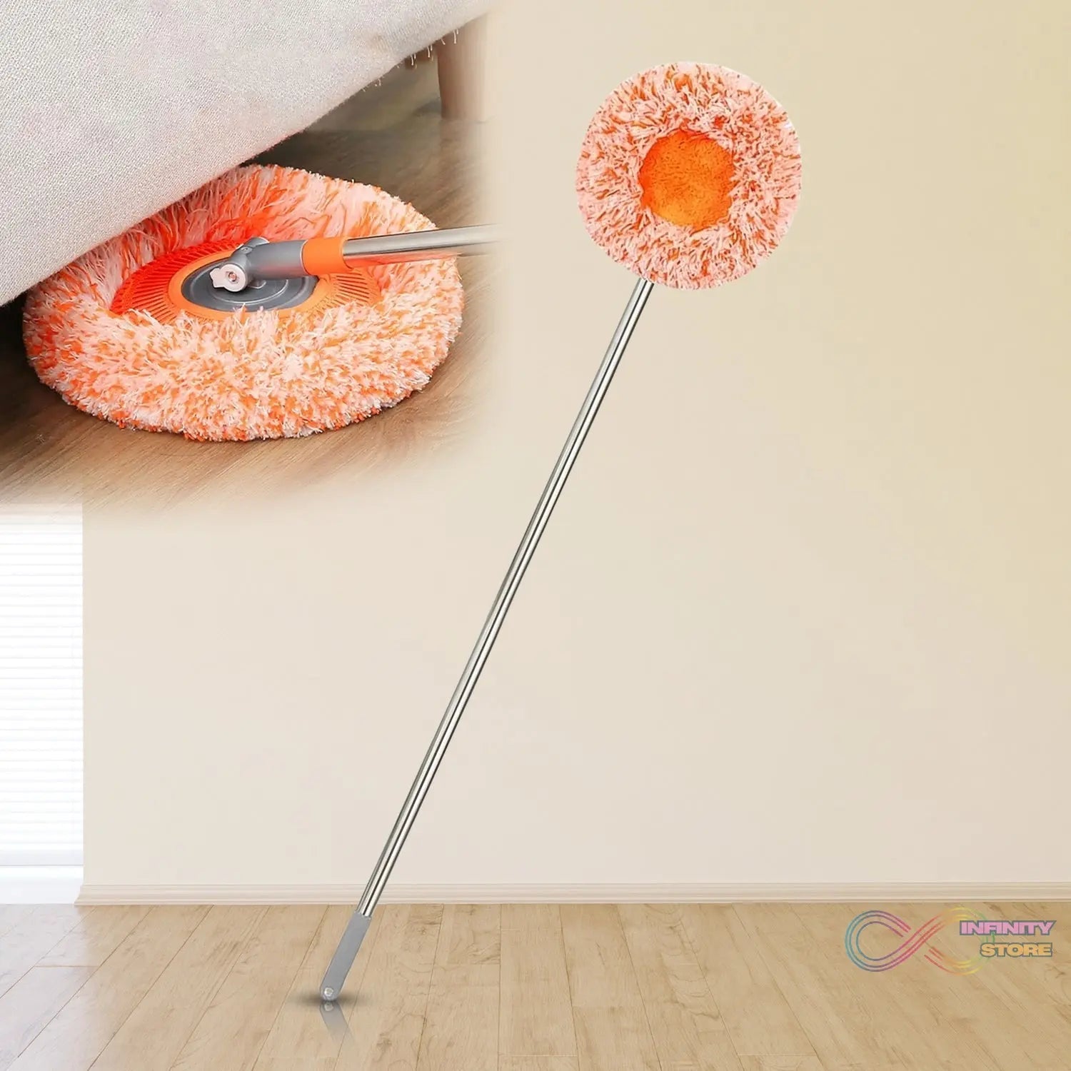 Mop Cleaning Mop Rotatable Spin Mop (110 CM / 1 Pc) - infinityexculsivestore.com